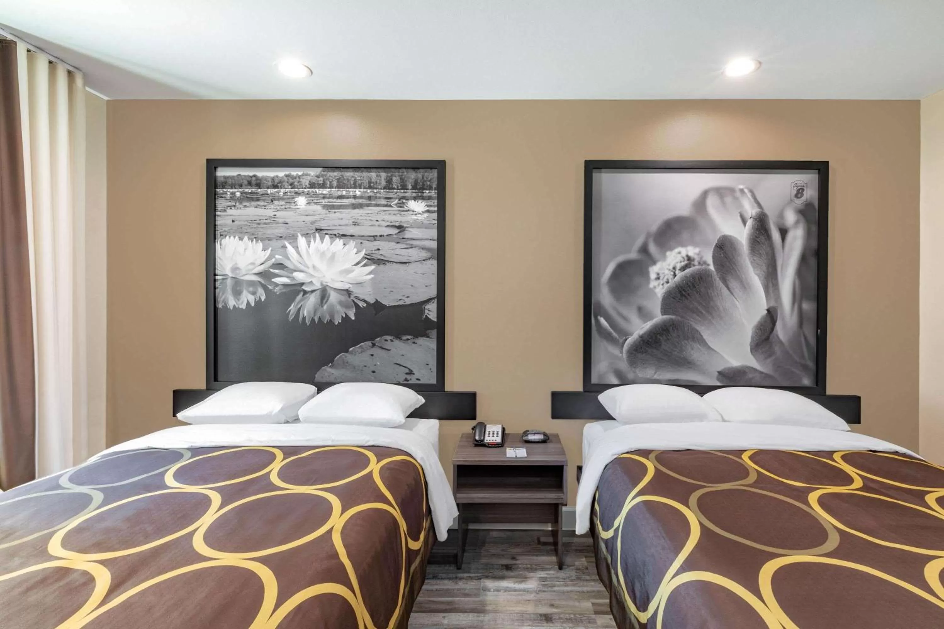 Photo of the whole room, Bed in Super 8 by Wyndham Houston NW Beltway 8-West Rd