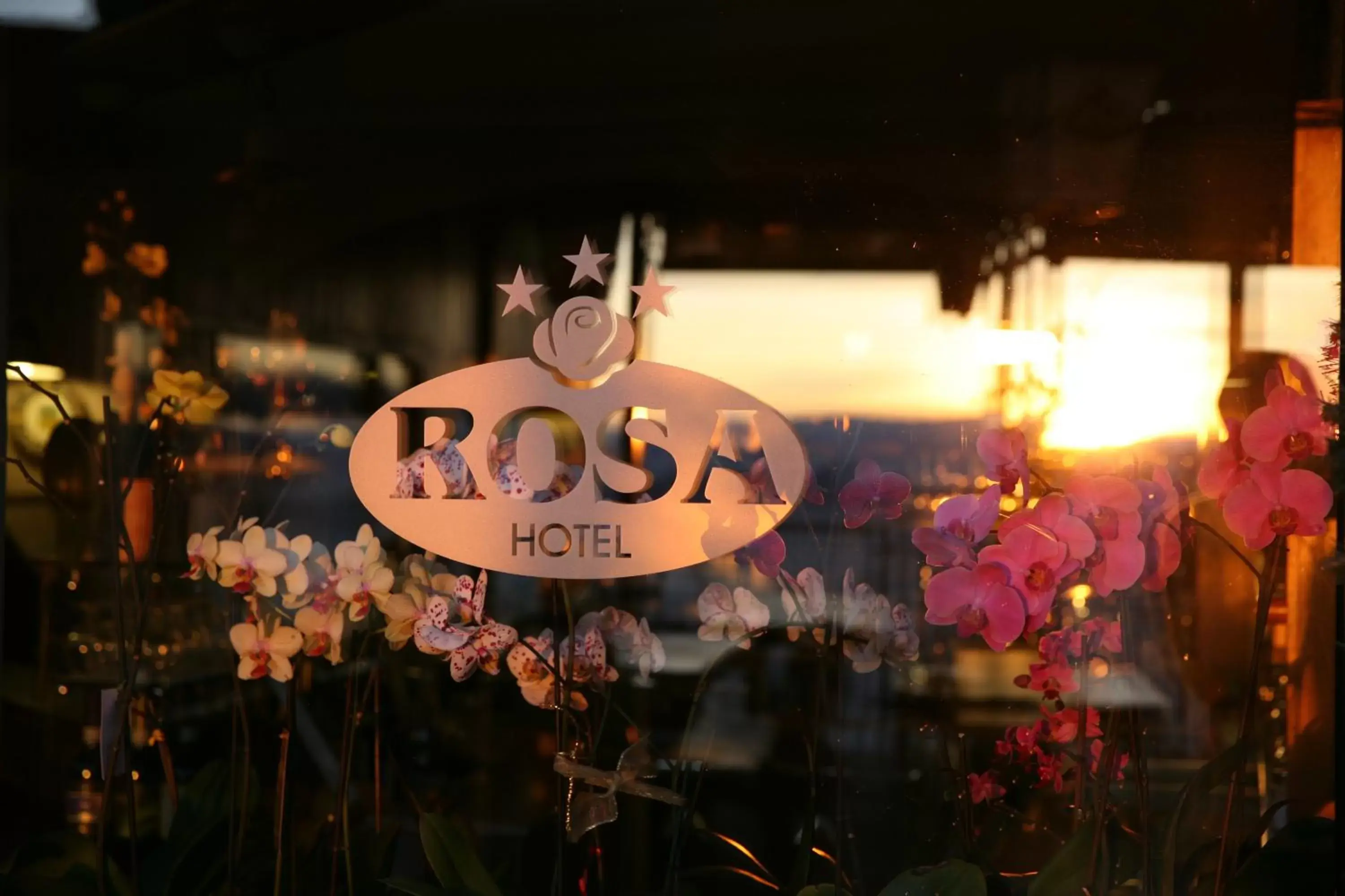 Property logo or sign in Hotel Rosa