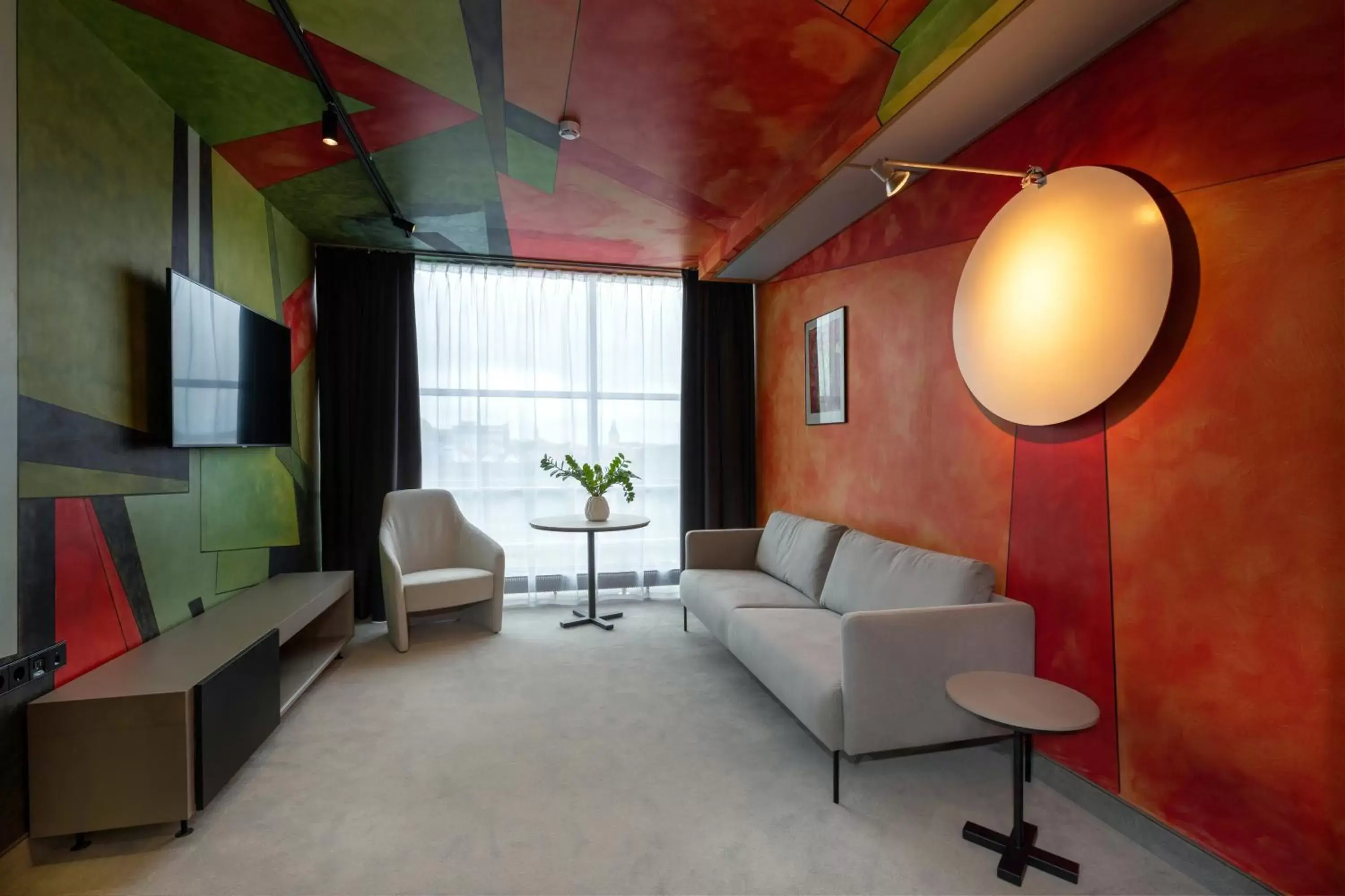 Living room, Seating Area in Art Hotel Pallas by Tartuhotels