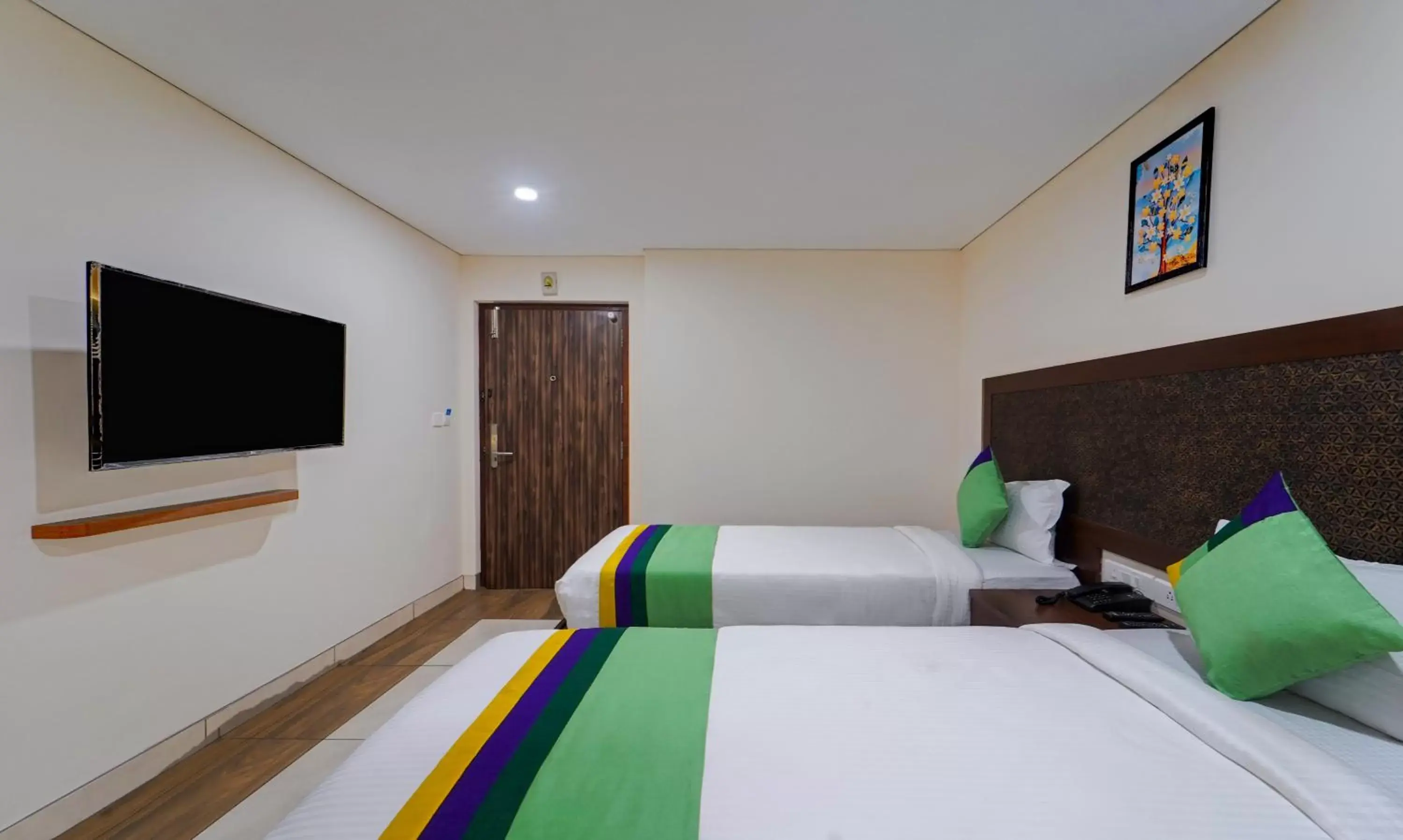 Bed in Treebo Vetri Supreme Residency Bed in Treebo Vetri Supreme Residency