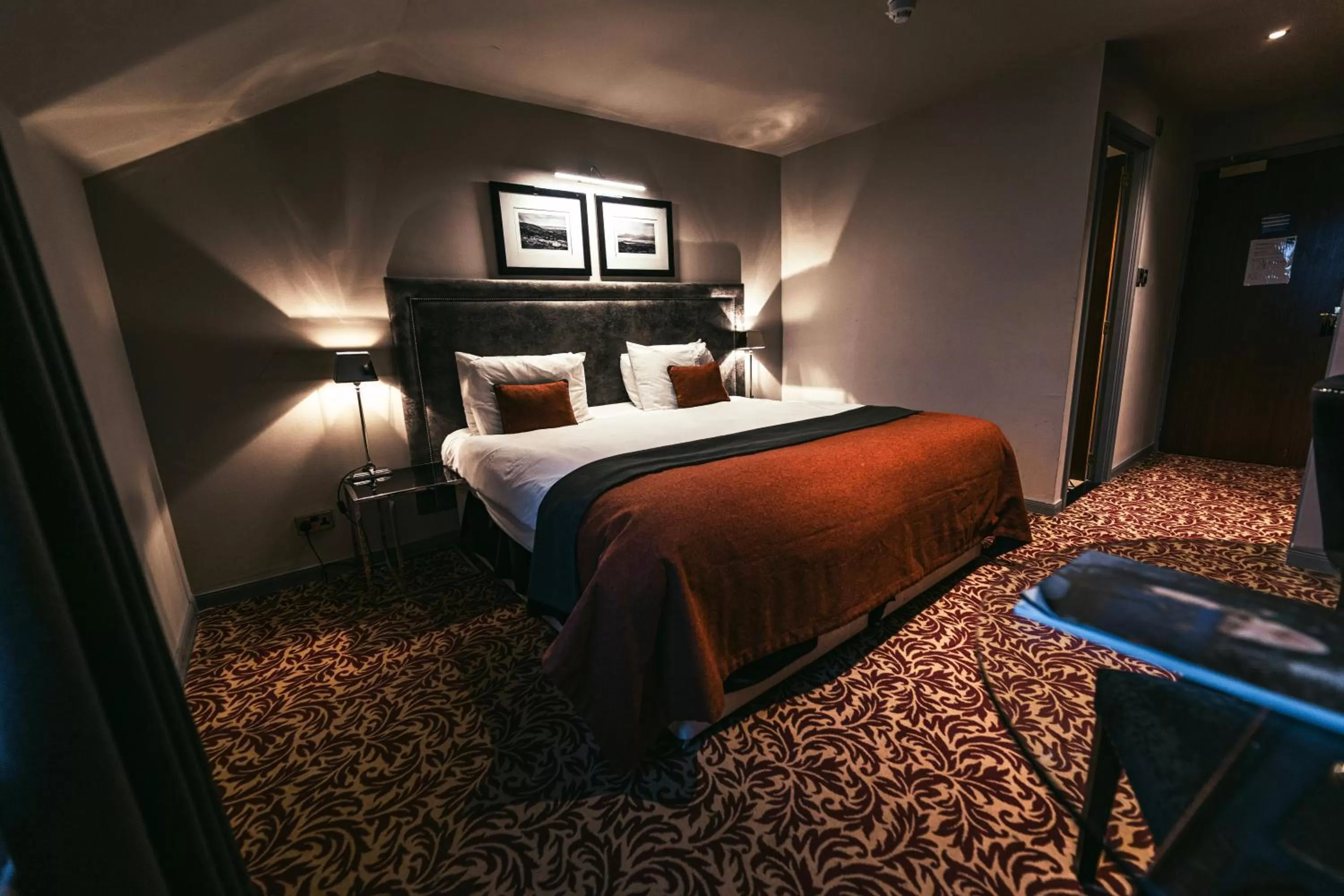 Bed in The Fenwick Hotel