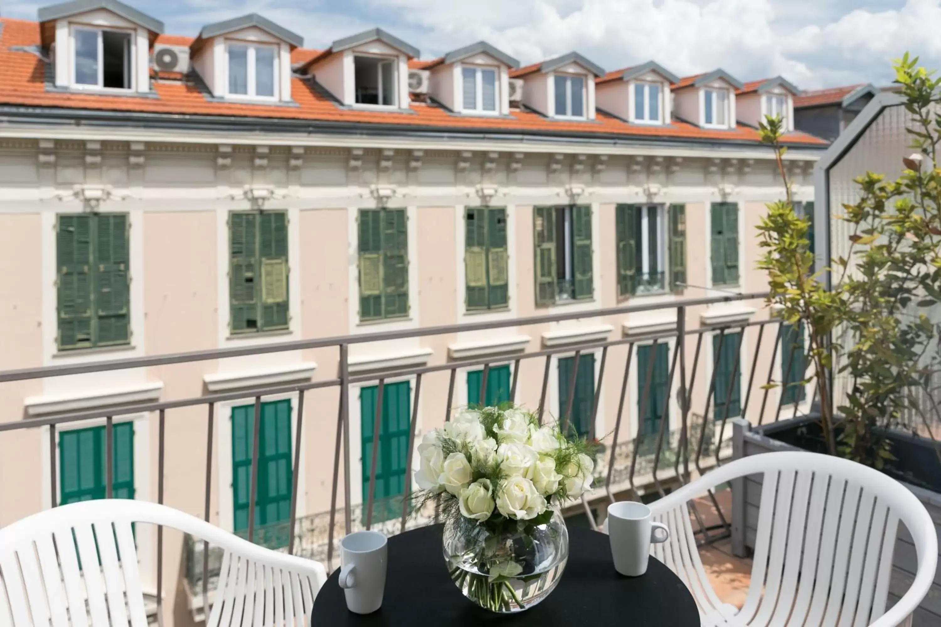 Balcony/Terrace in Hotel Florence Nice