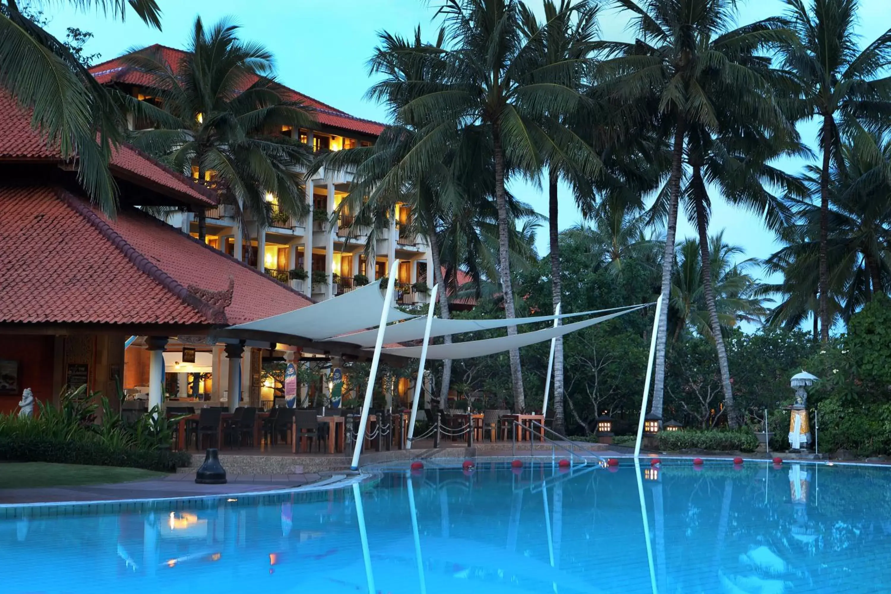 Lounge or bar, Swimming Pool in Ayodya Resort Bali