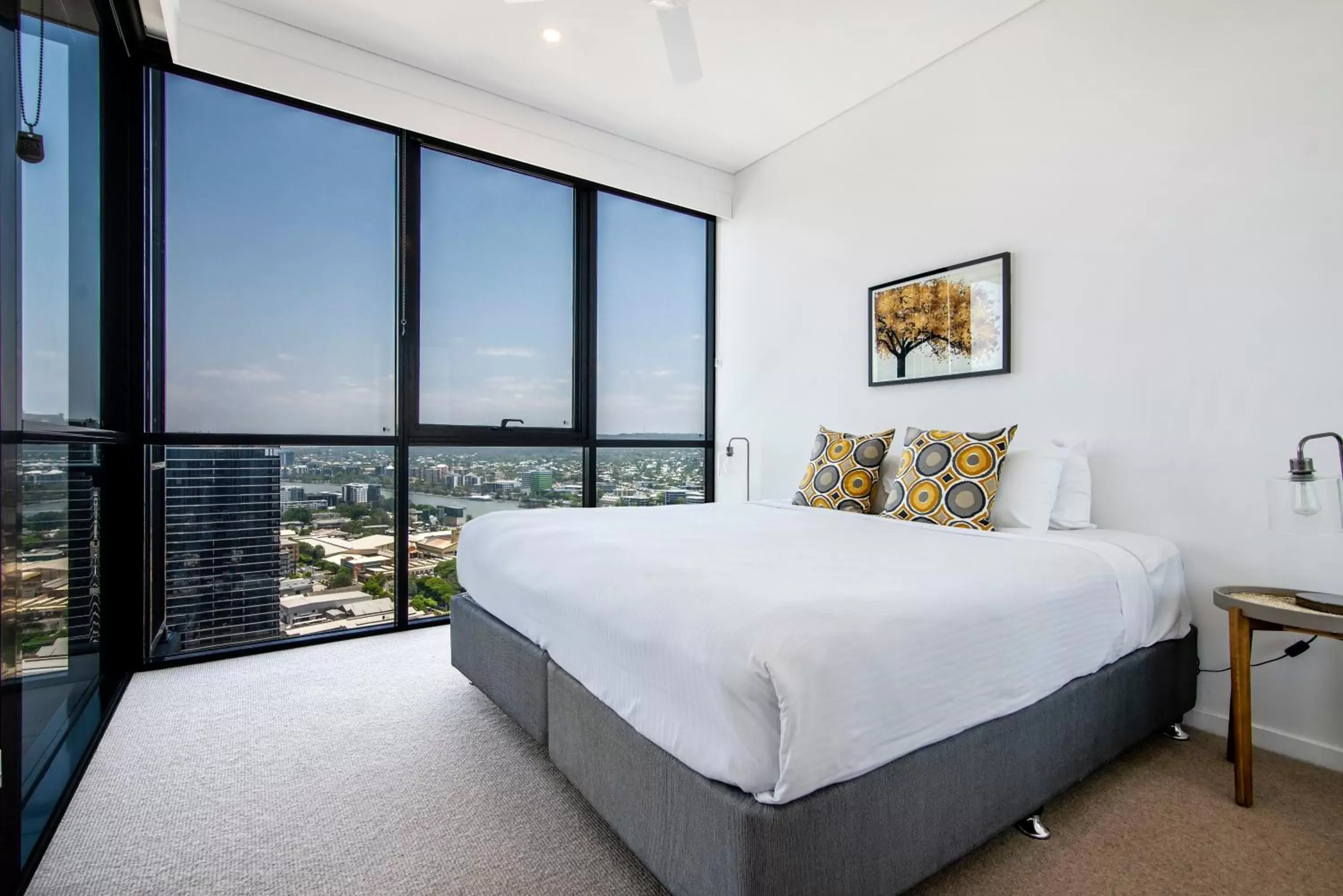 Bedroom, Bed in Hope Street Apartments by CLLIX