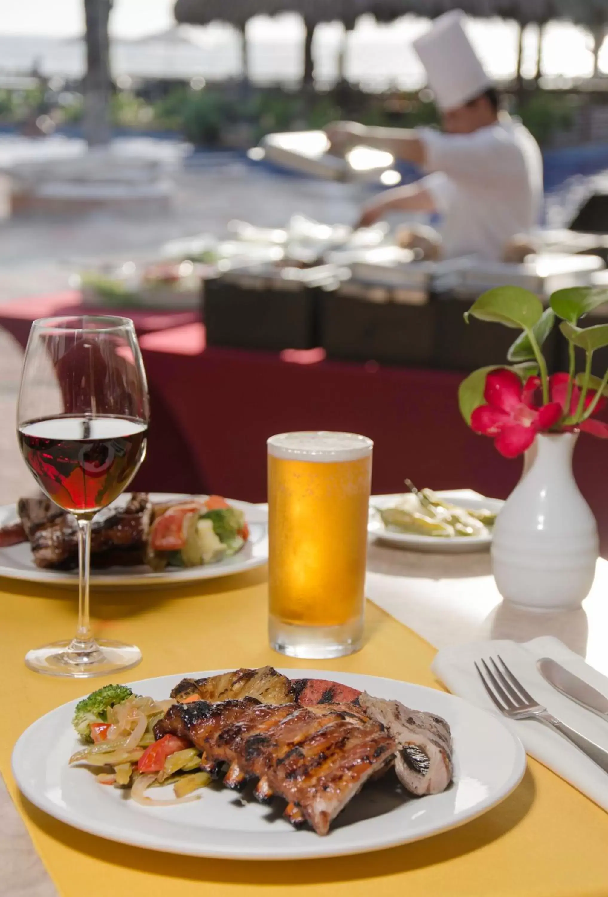 Food close-up in Plaza Pelicanos Grand Beach Resort All Inclusive