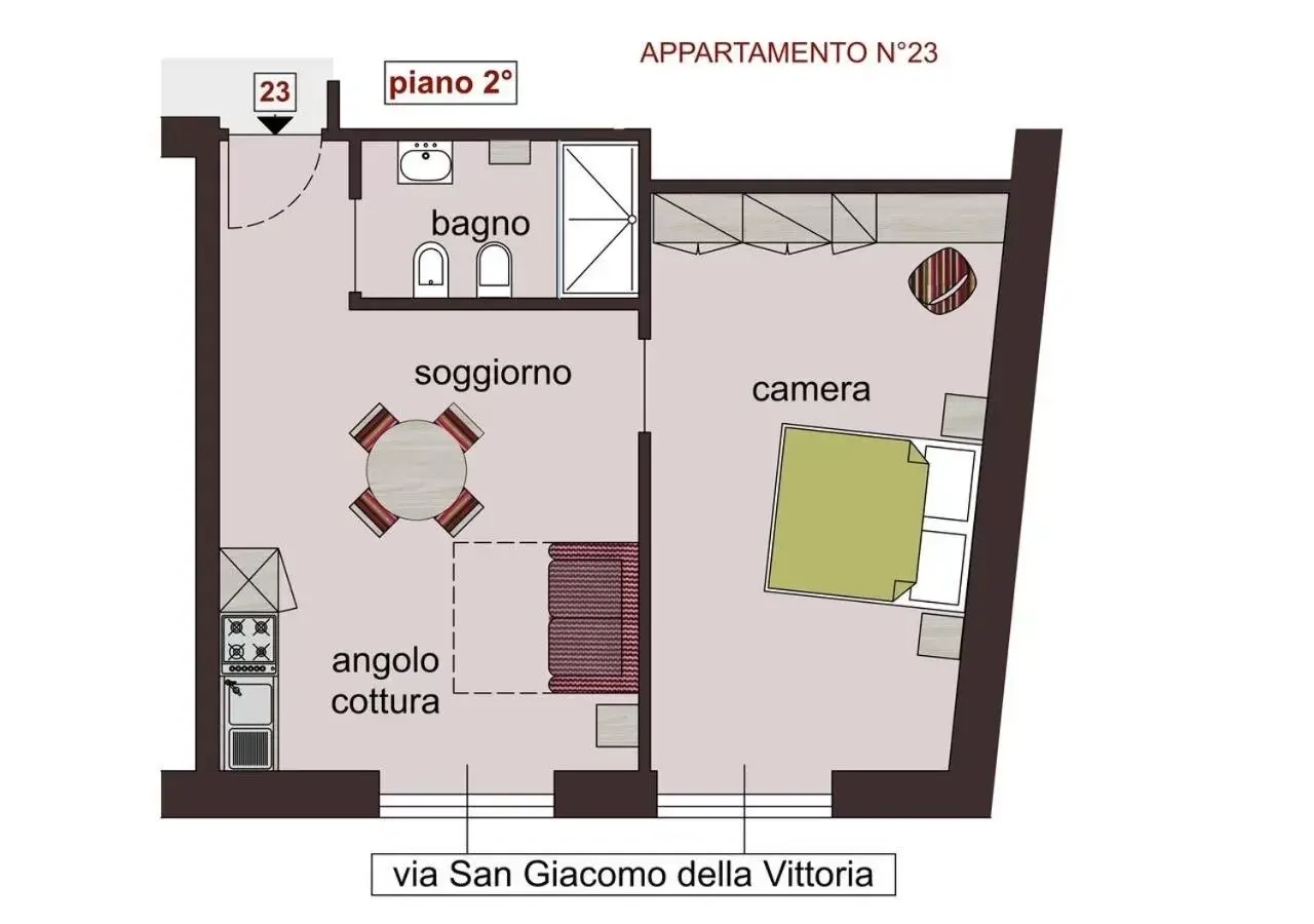 Floor Plan in HH Hermoso Housing ALESSANDRIA