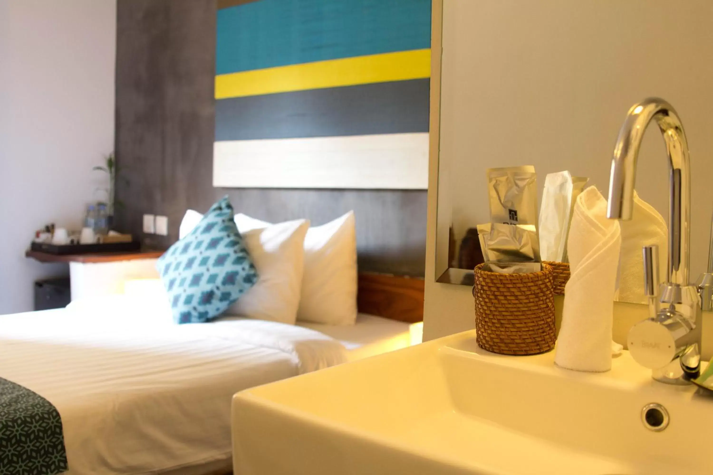 Bed in PATIO Hotel & Urban Resort