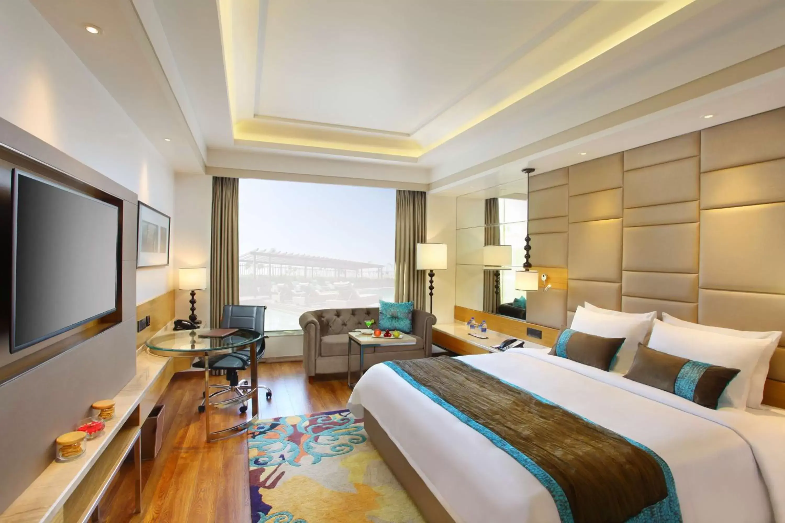 Photo of the whole room, Bed in Radisson Blu Jammu Photo of the whole room, Bed in Radisson Blu Jammu