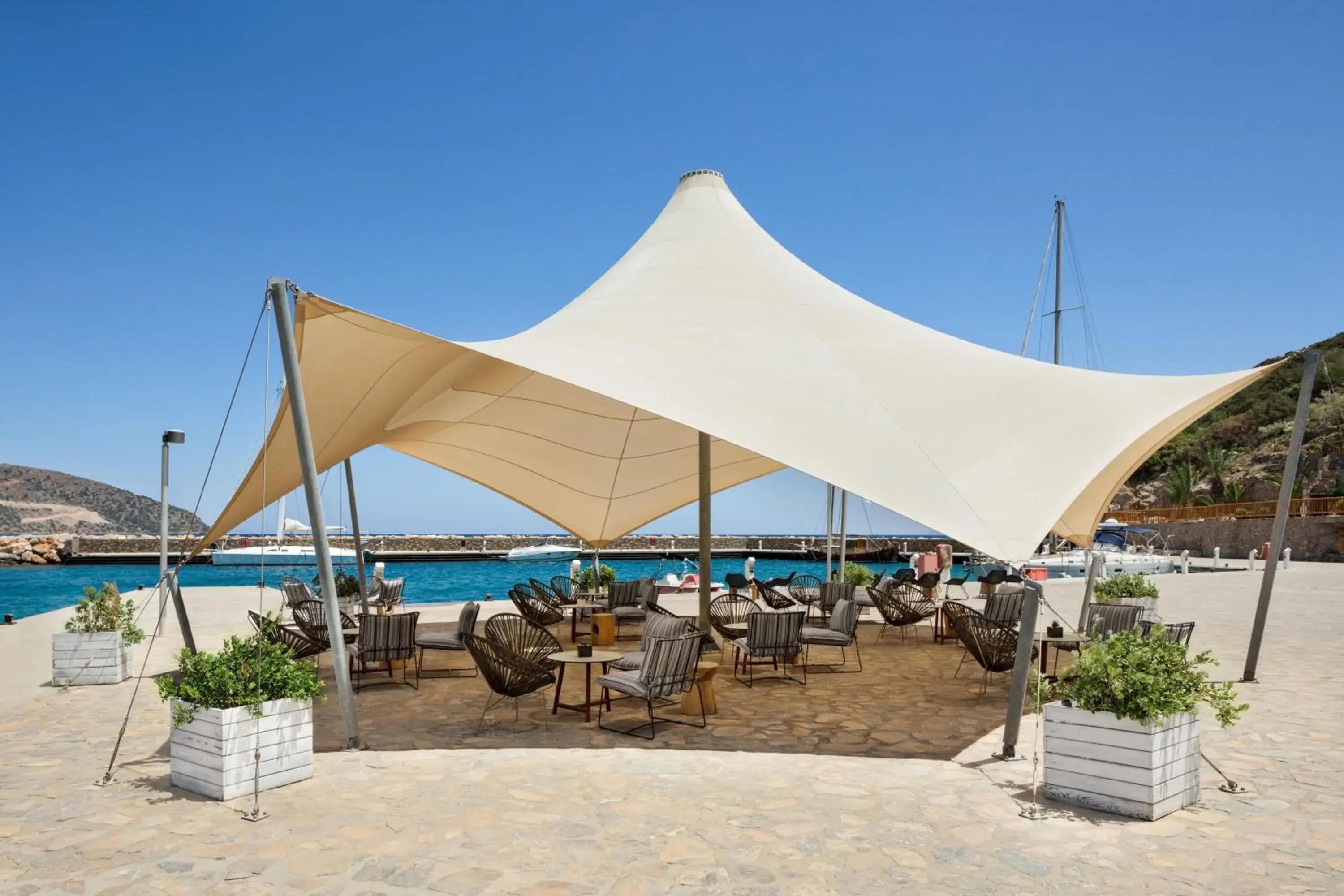 Beach in Wyndham Grand Crete Mirabello Bay