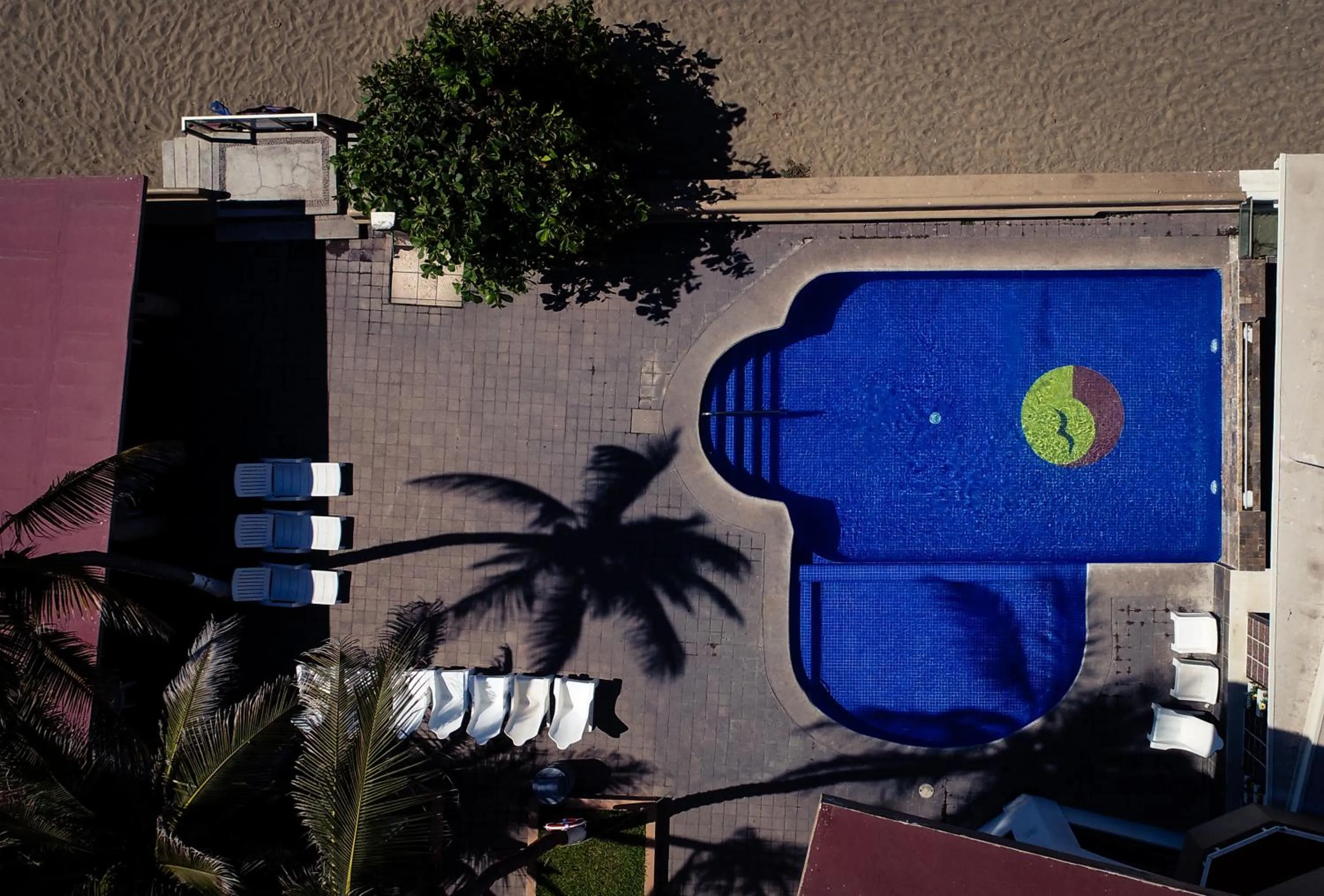 Pool view in Hotel Marbella
