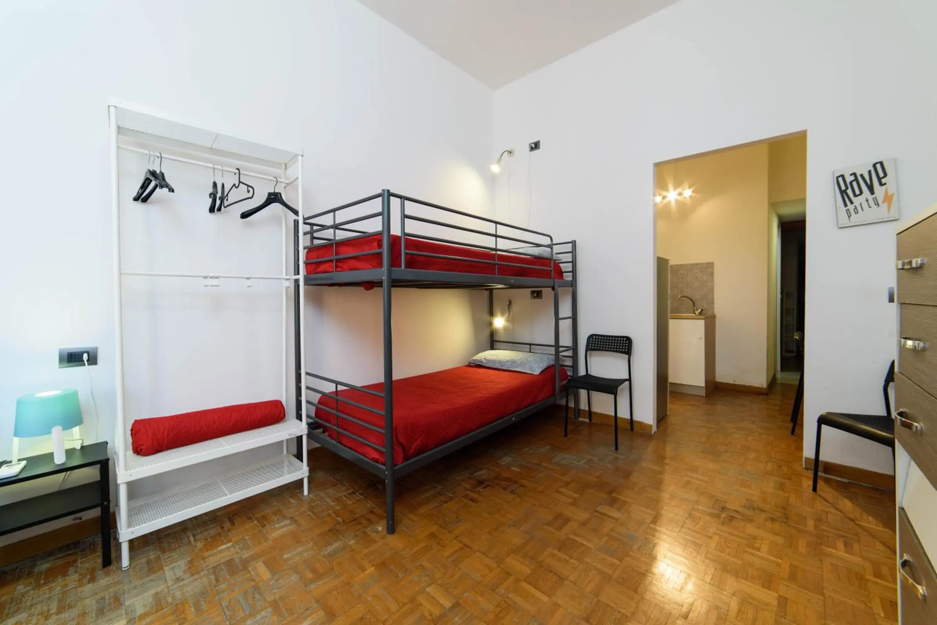 Bedroom, Bunk Bed in Inside Chiaia Rooms