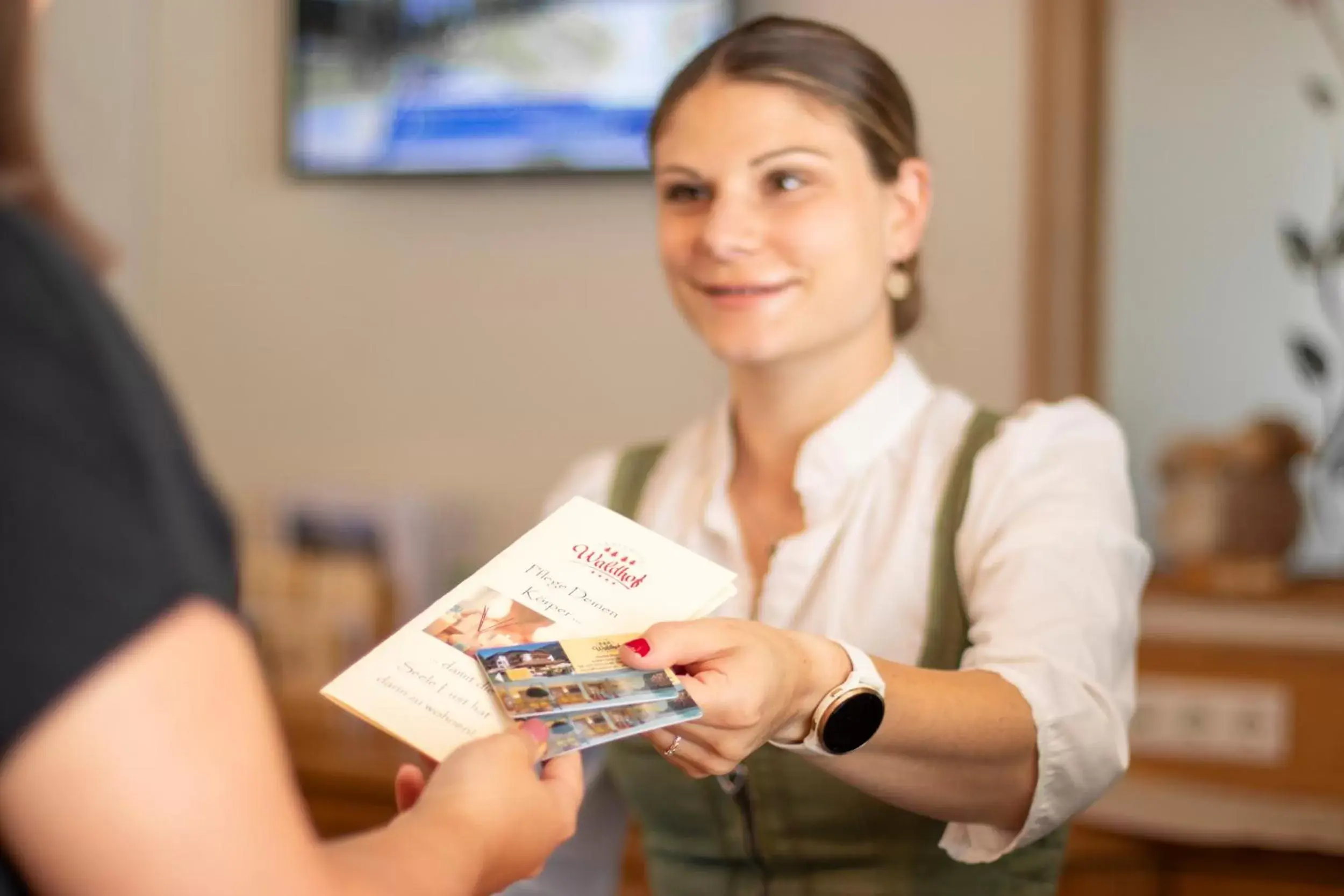 Lobby or reception in Aktivhotel Waldhof