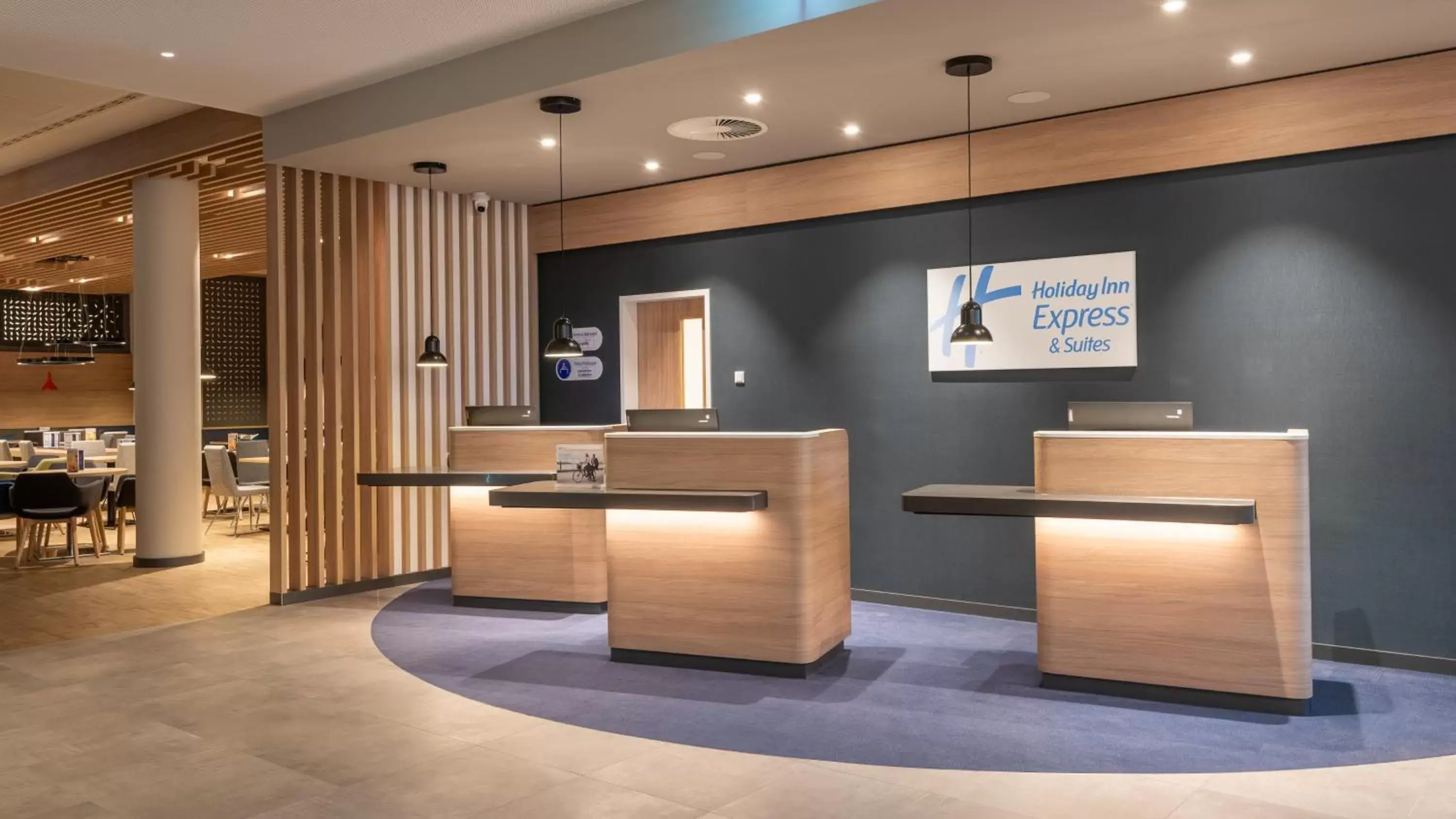 Property building, Lobby/Reception in Holiday Inn Express & Suites - Potsdam, an IHG Hotel