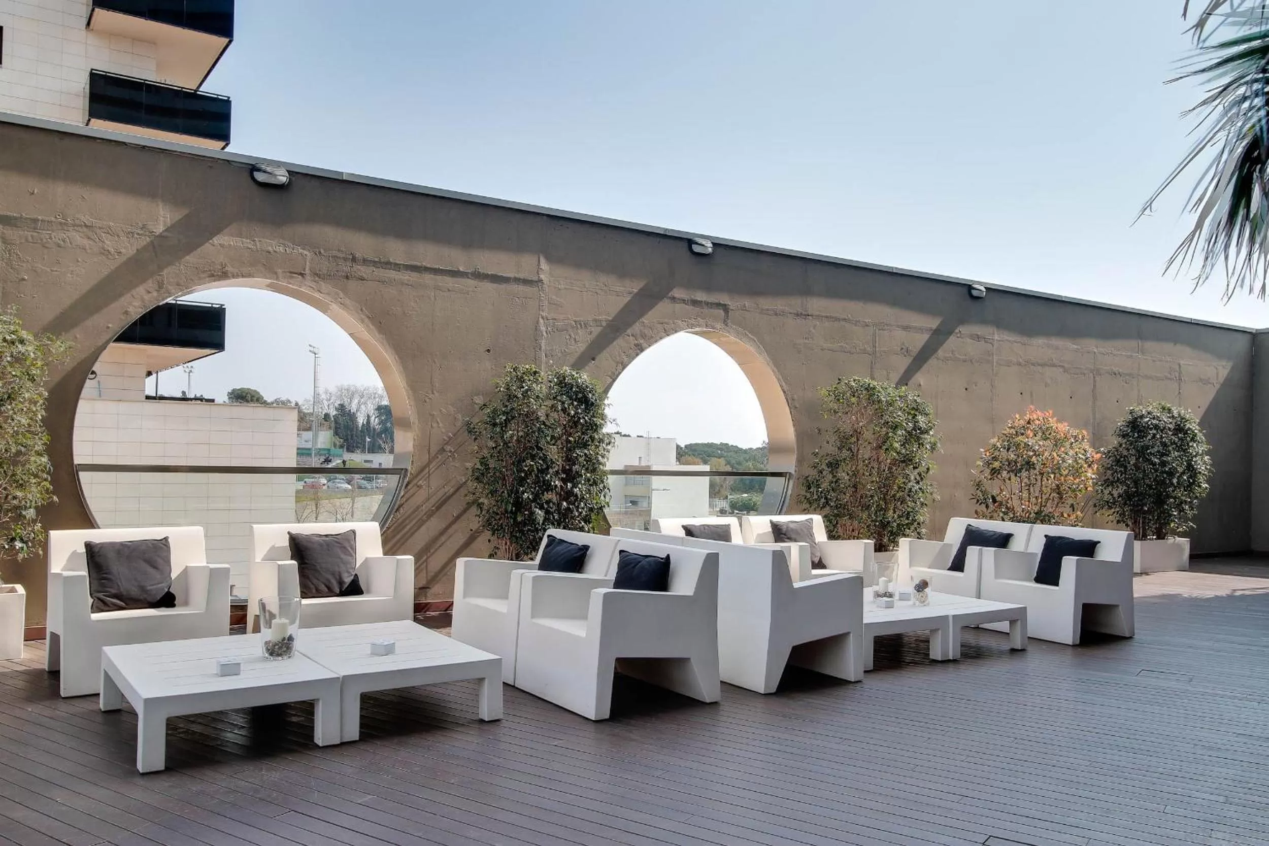 Balcony/Terrace in Hotel Badalona Tower