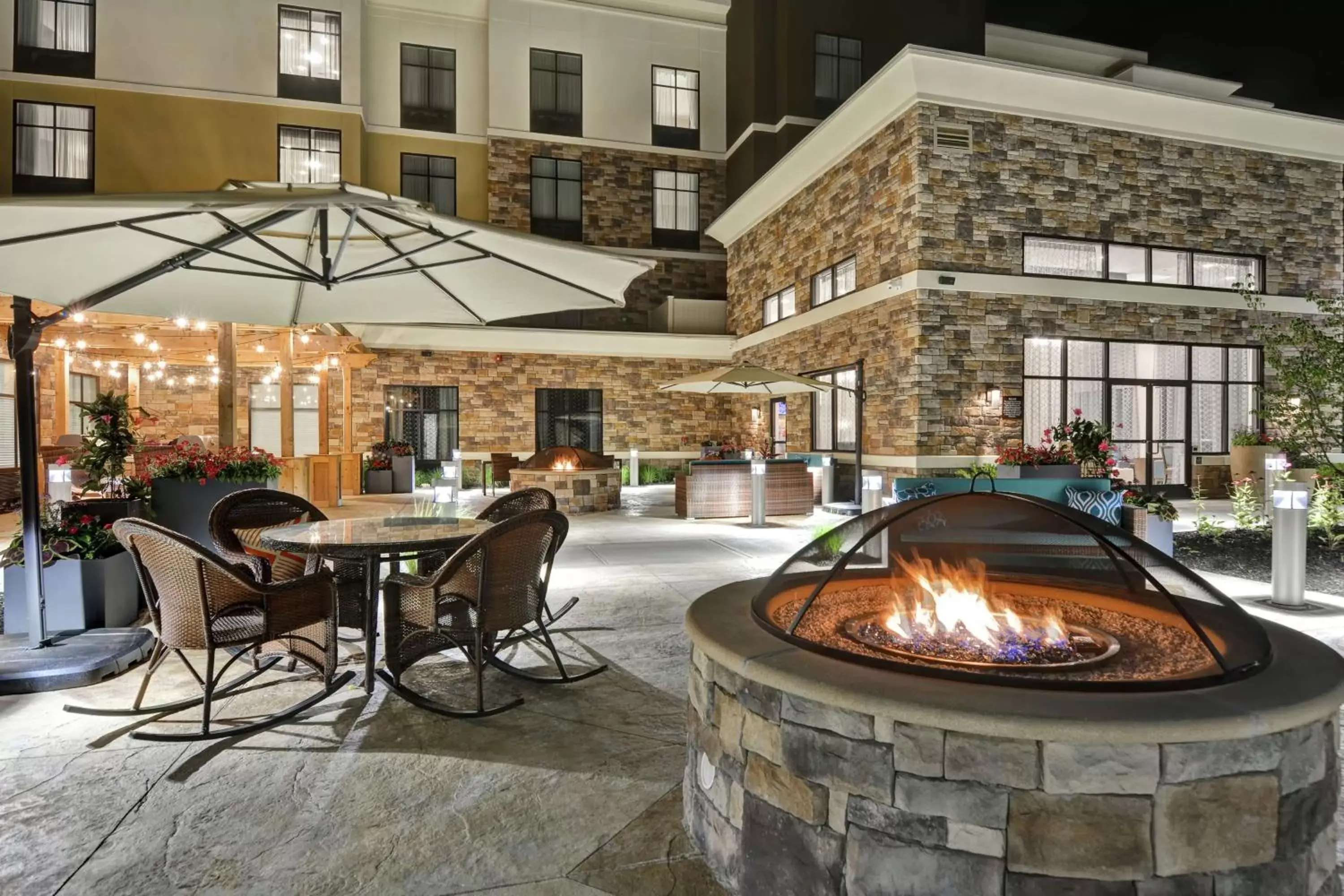 Patio in Homewood Suites By Hilton Poughkeepsie