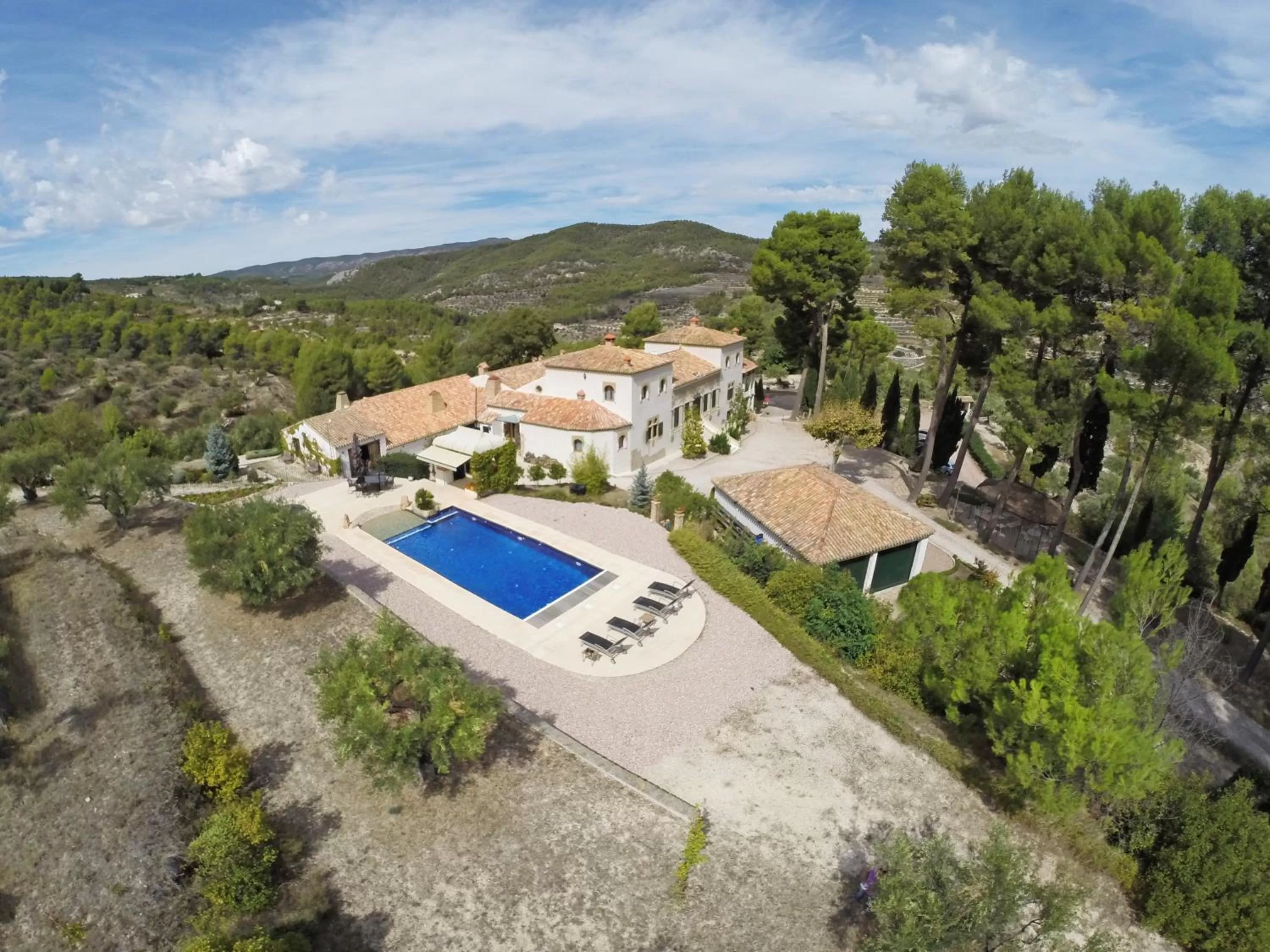 Swimming pool in Eco Hotel con encanto Masía la Mota B&B