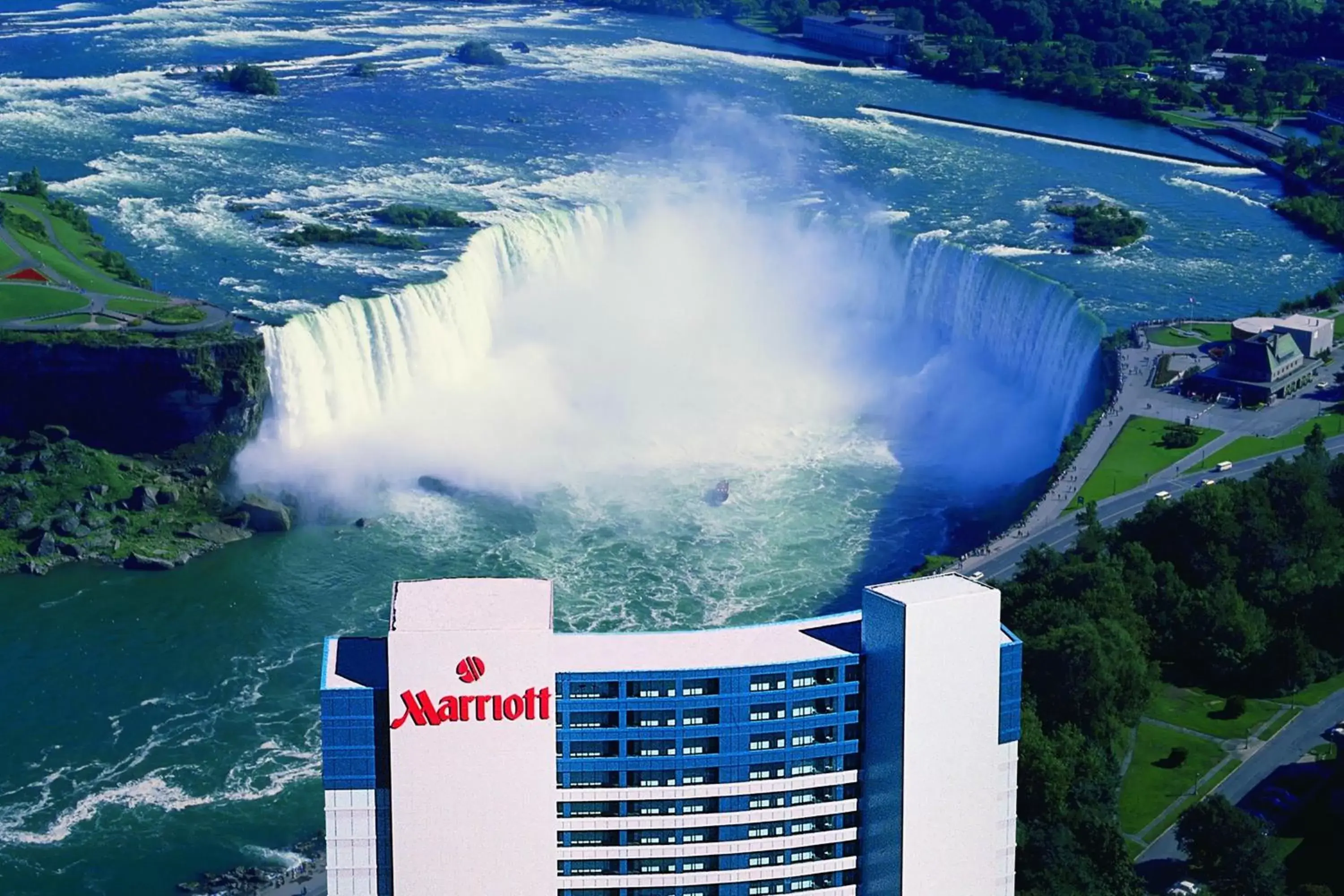 Property building, Bird's-eye View in Niagara Falls Marriott Fallsview Hotel & Spa