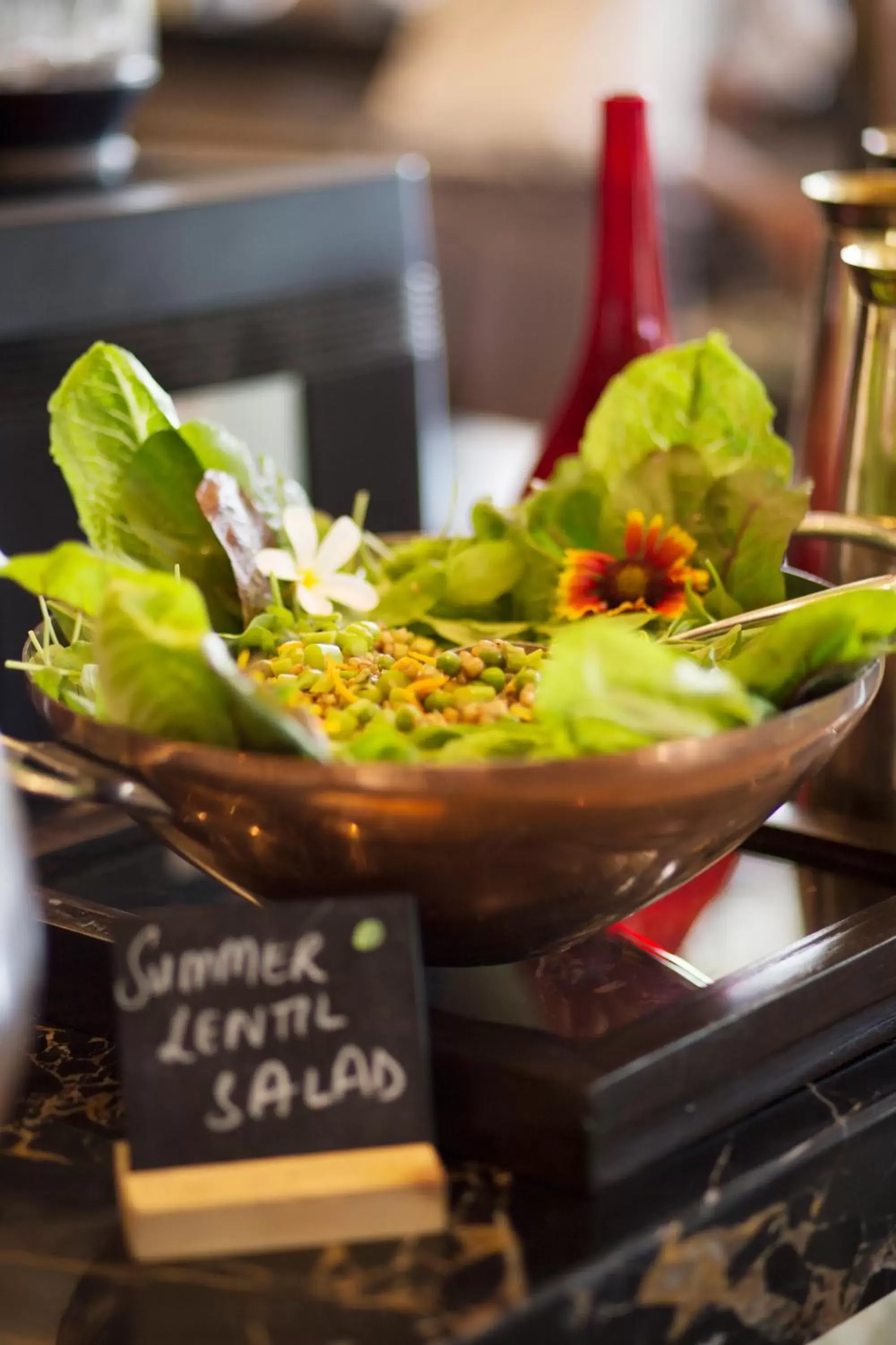 Food close-up in Taj Palace, New Delhi