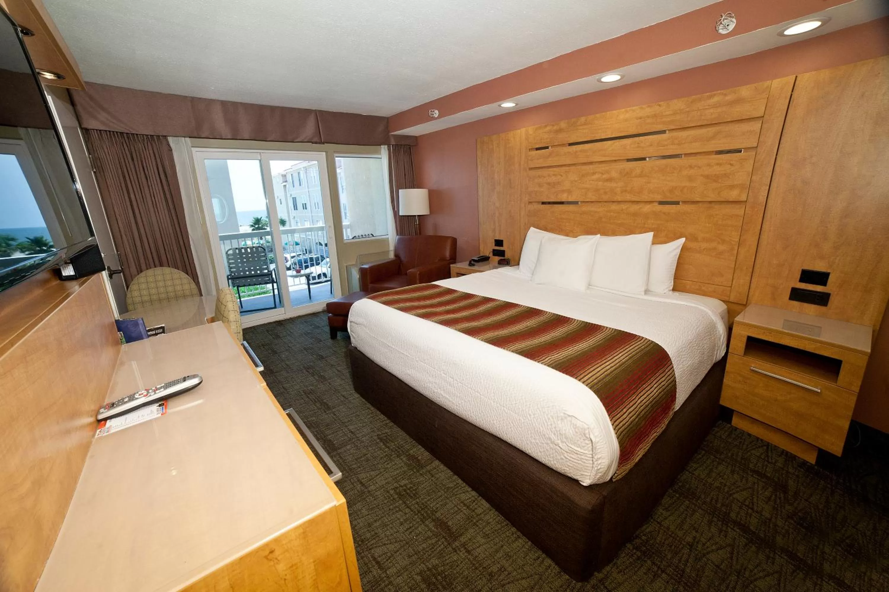 Photo of the whole room, Bed in DeSoto Beach Hotel