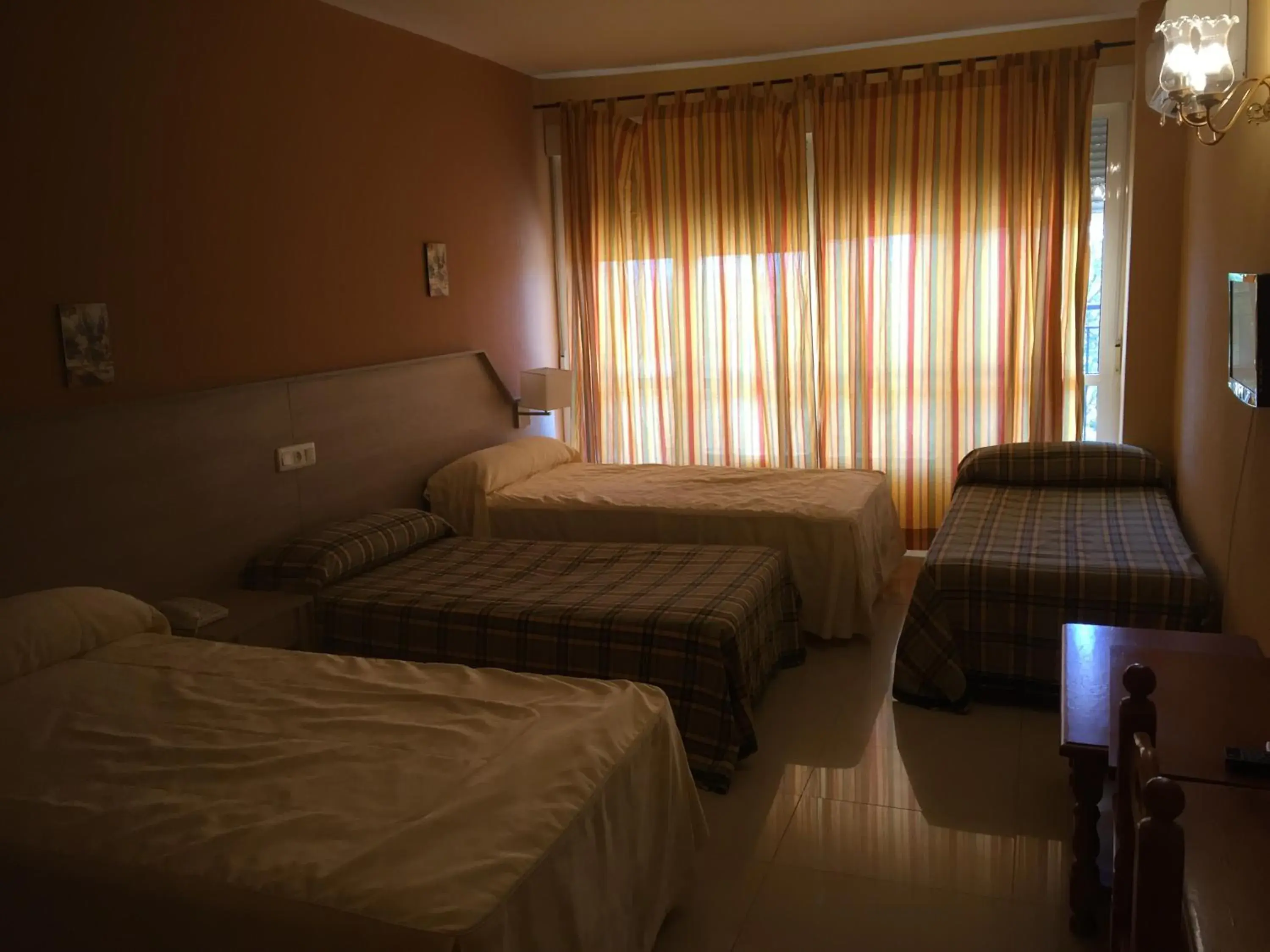 Bed in Hotel Manzanares
