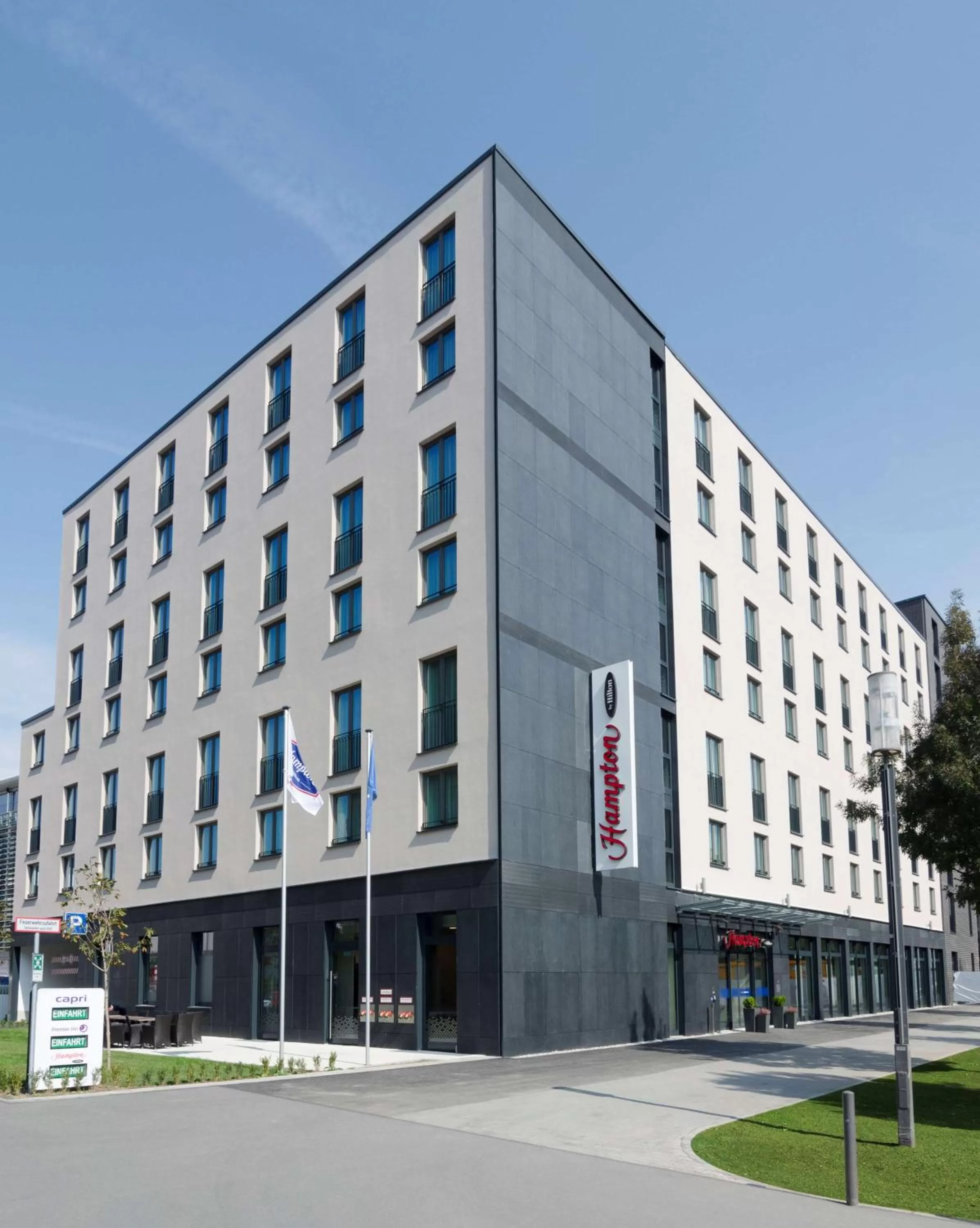 Property building in Hampton by Hilton Frankfurt City Centre