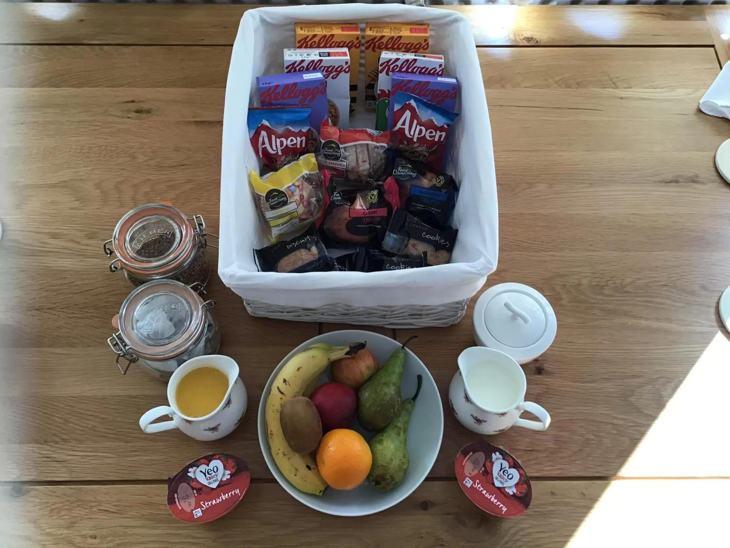 Continental breakfast in Old Chapel Forge