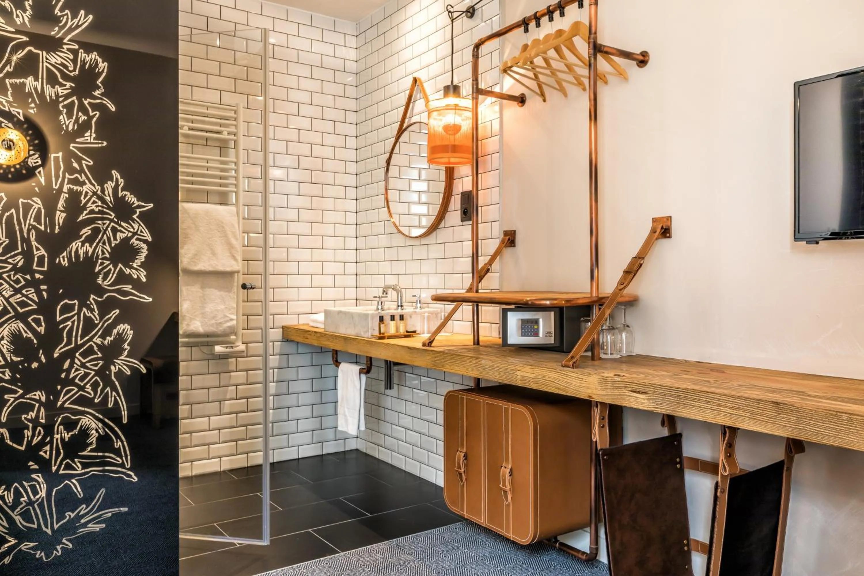 Bedroom in Hotel Restaurant Au Boeuf Couronné