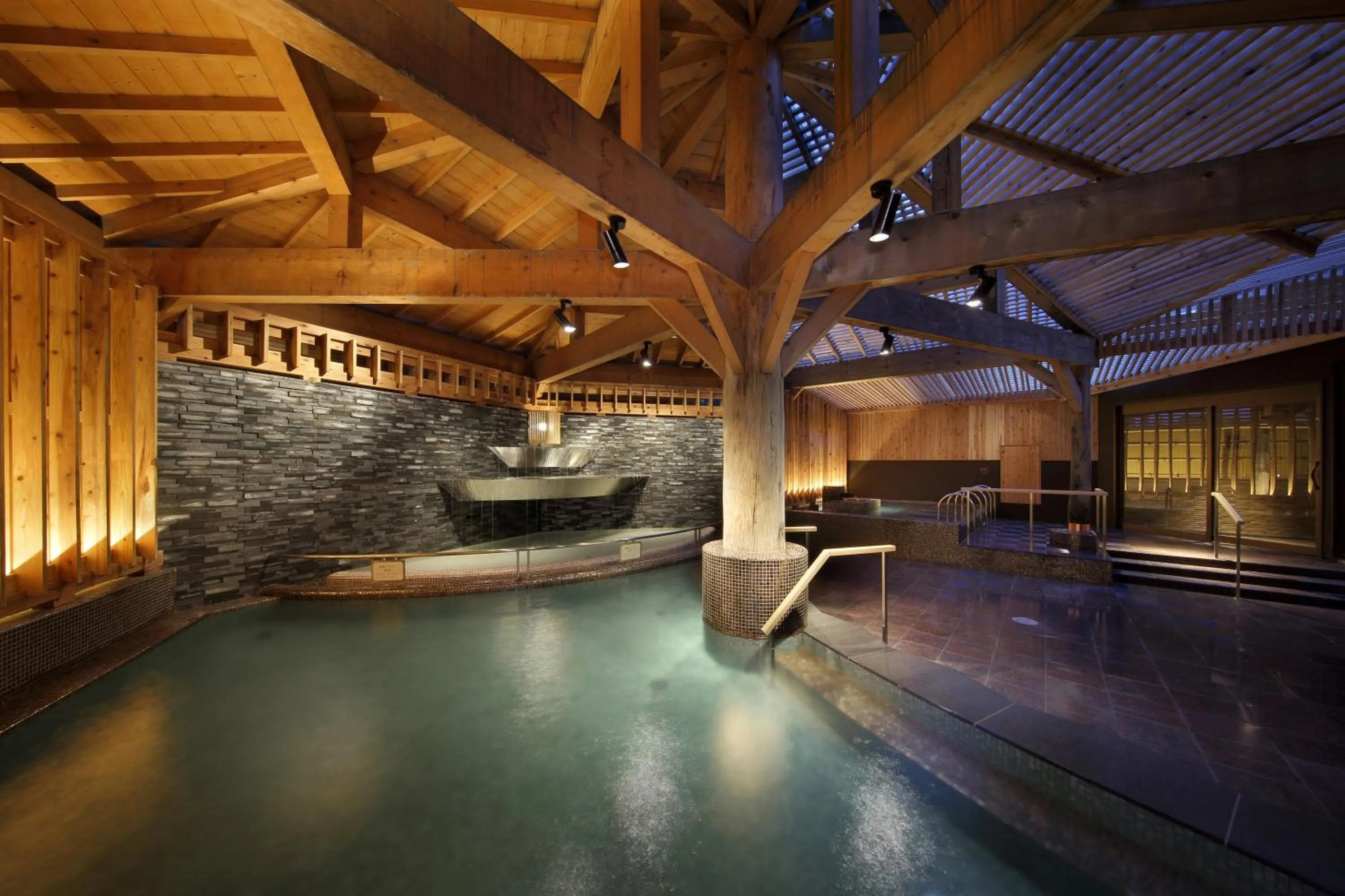 Hot Spring Bath in Hakodate Hotel Banso