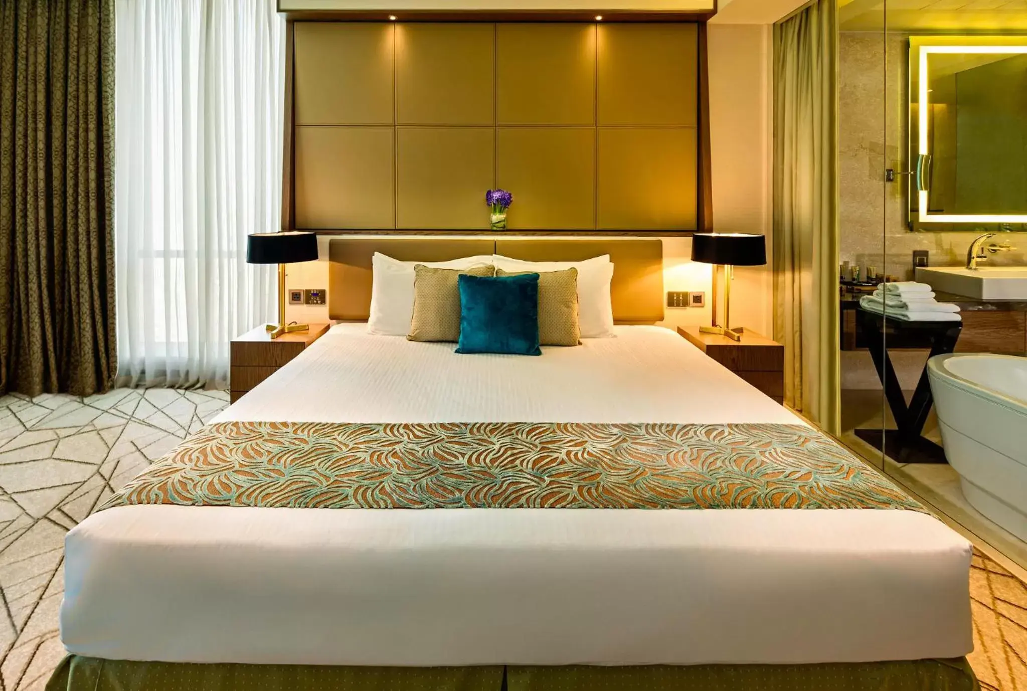 Bed in Millennium Plaza Doha