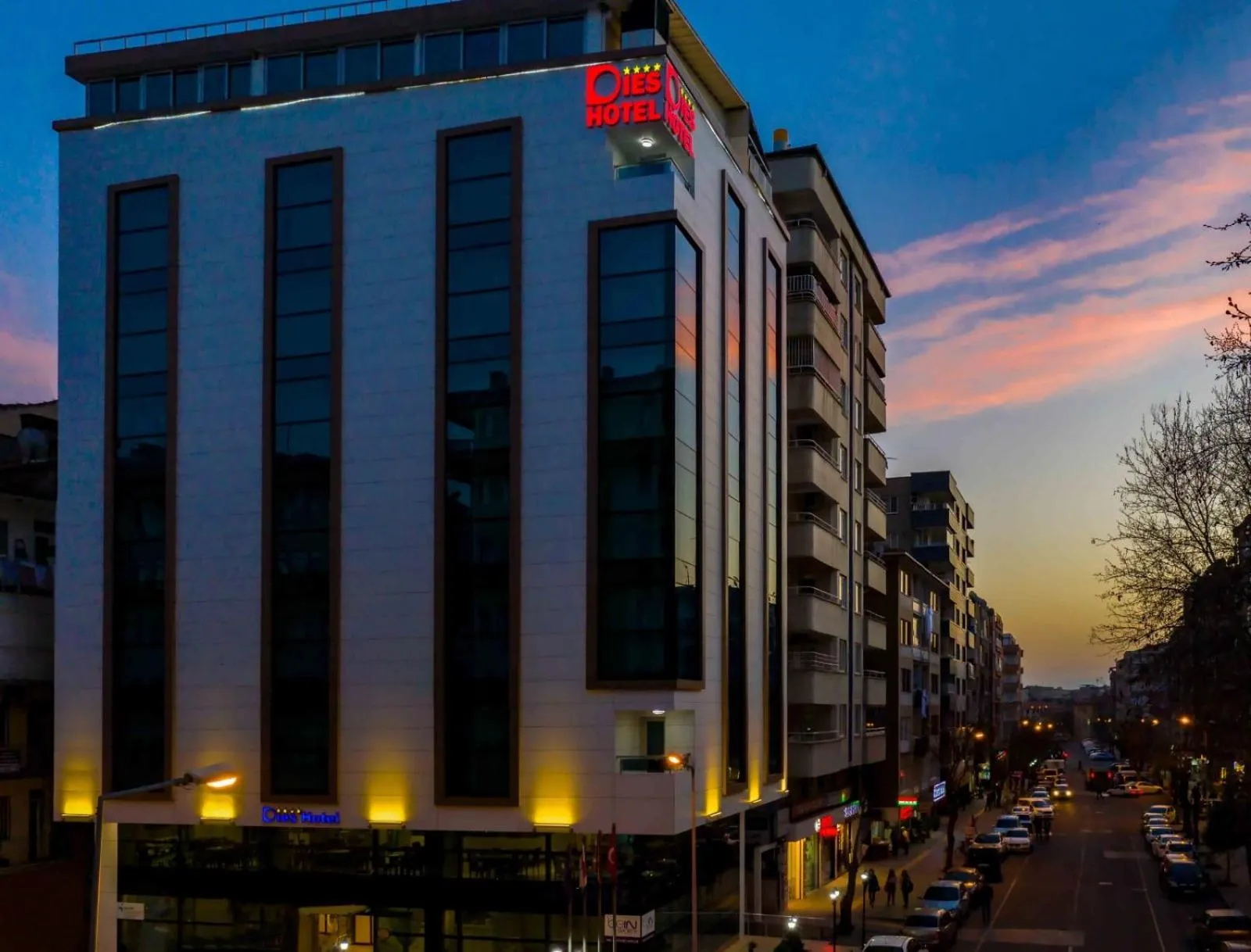 Property building in Dies Hotel