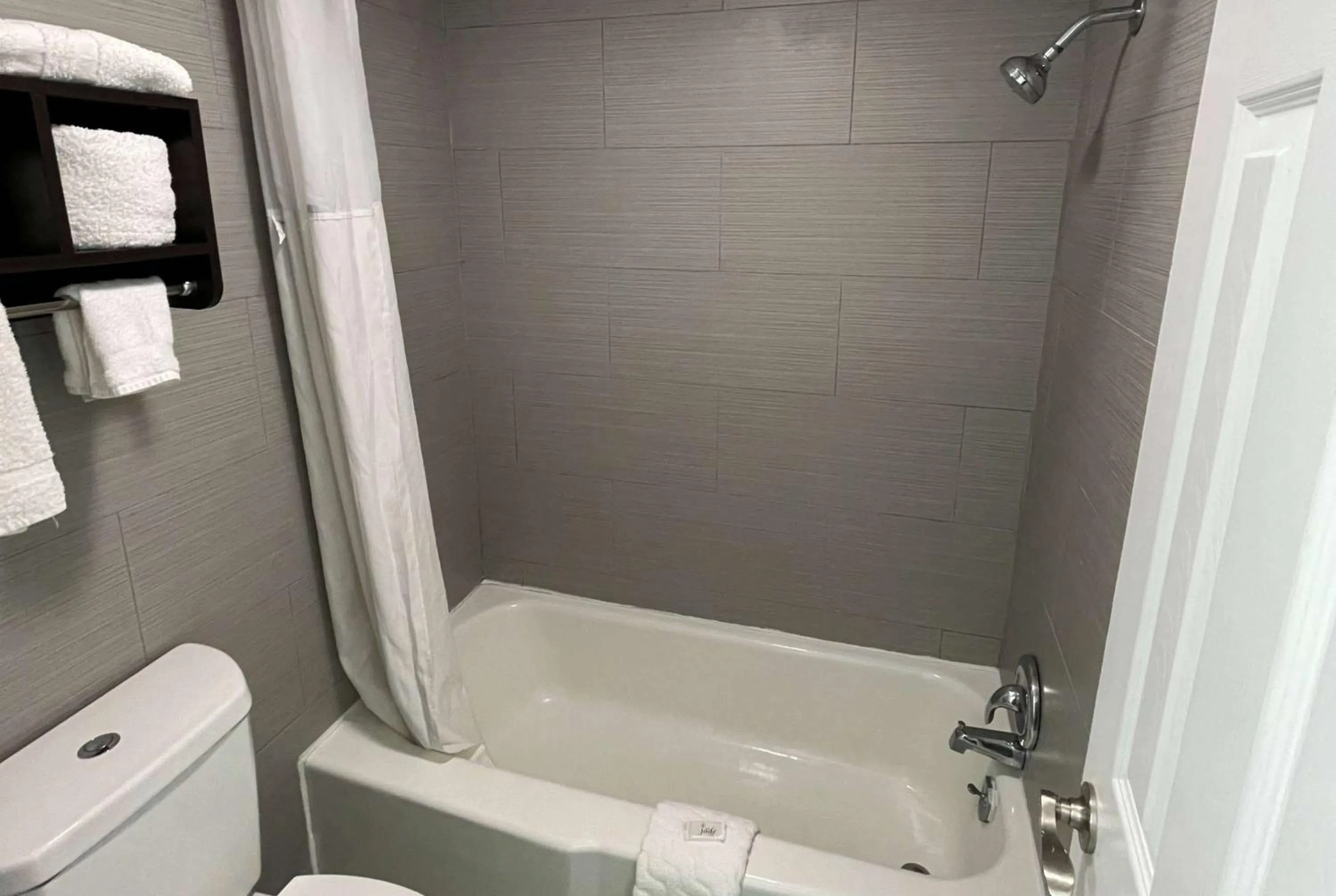 Bathroom in Days Inn by Wyndham Calhoun GA I-75 and US-41