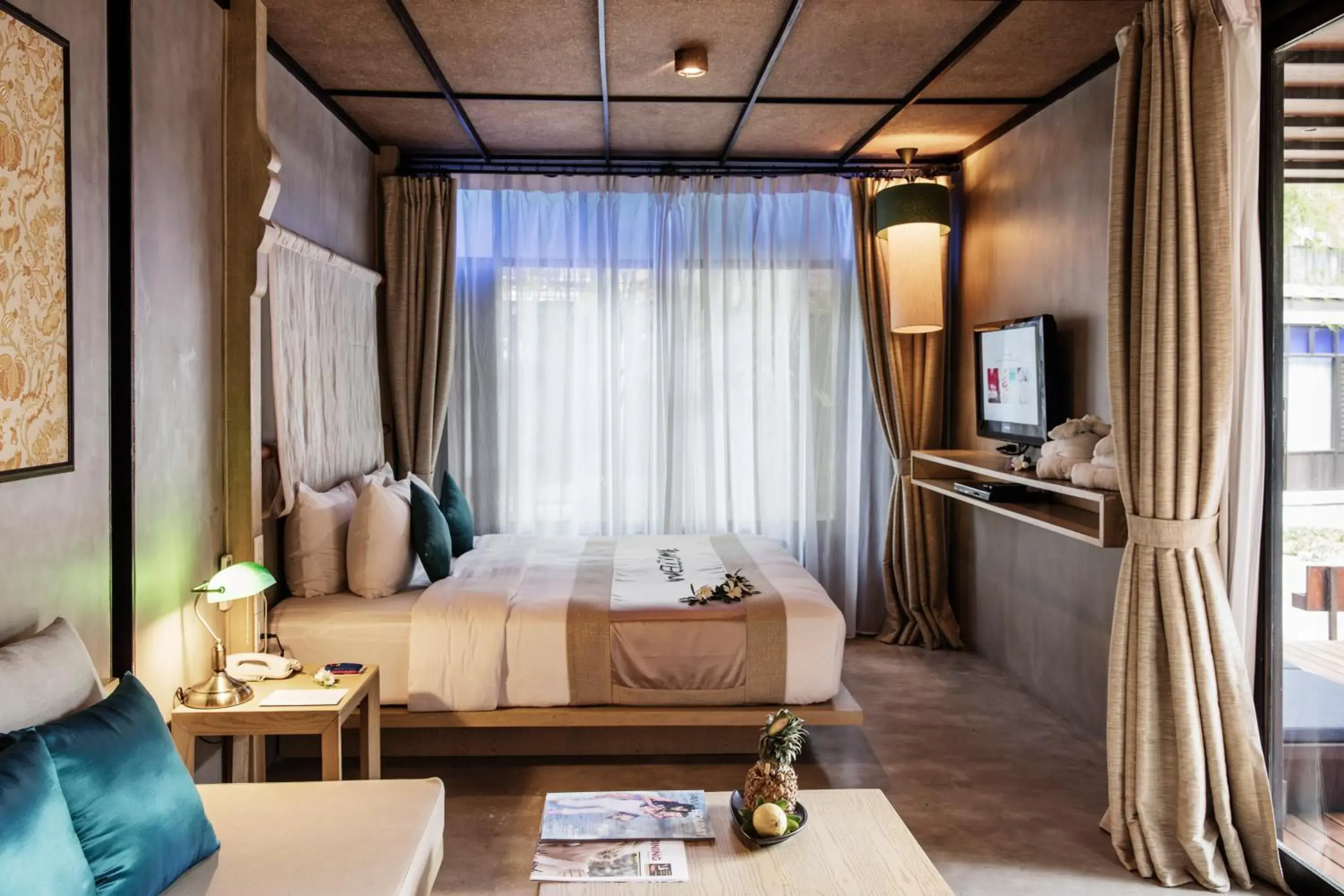 TV and multimedia, Bed in Chura Samui - SHA Plus TV and multimedia, Bed in Chura Samui - SHA Plus