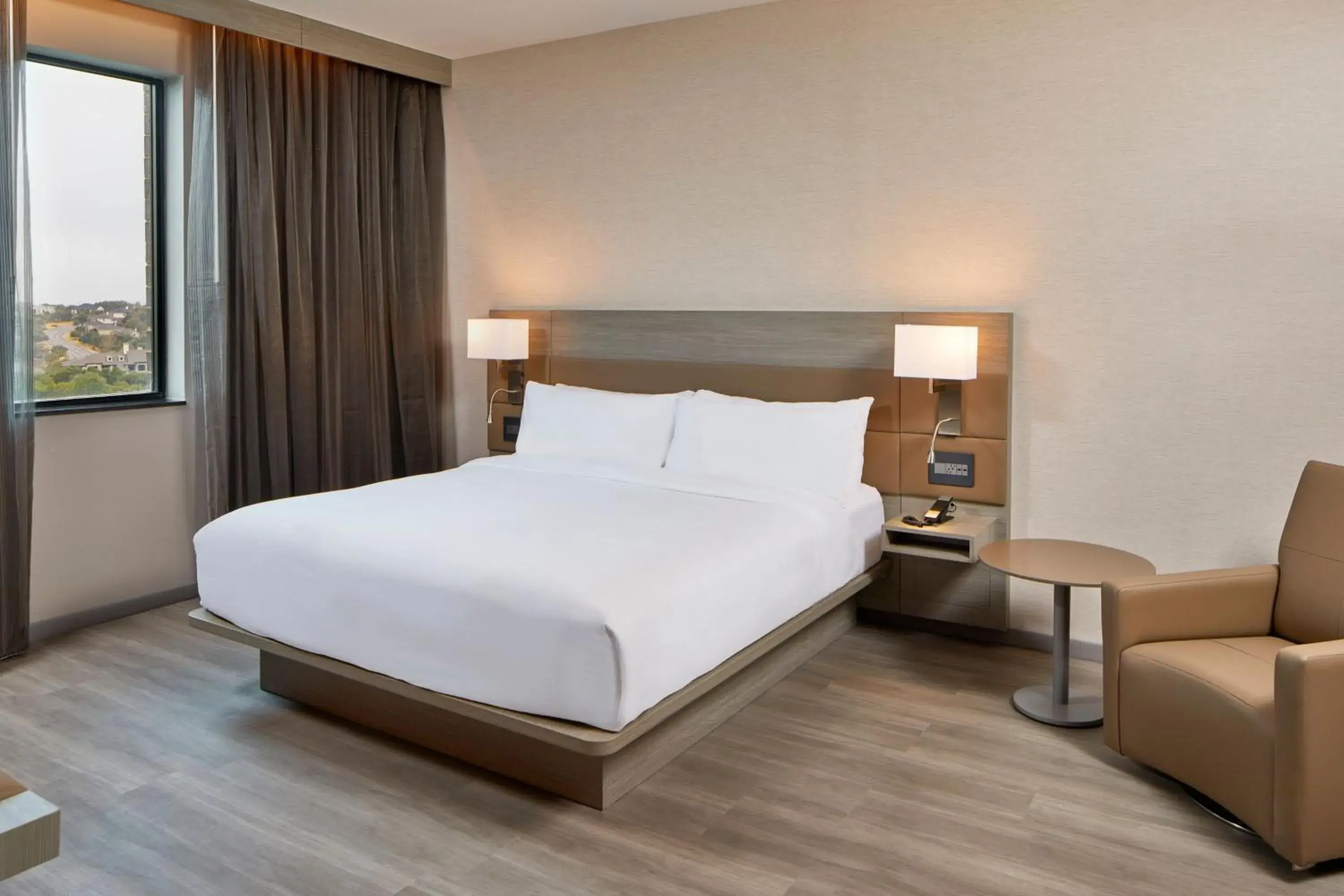 Bedroom, Bed in AC Hotel by Marriott Austin Hill Country