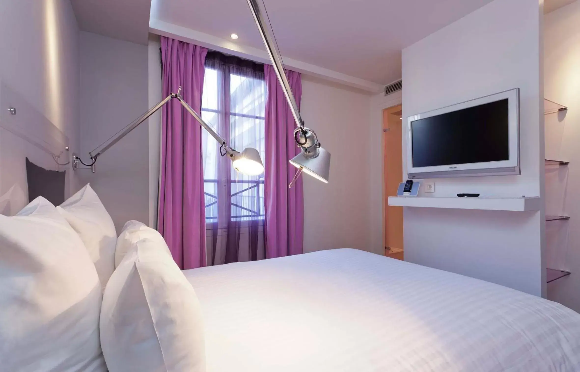Bed in Color Design Hotel