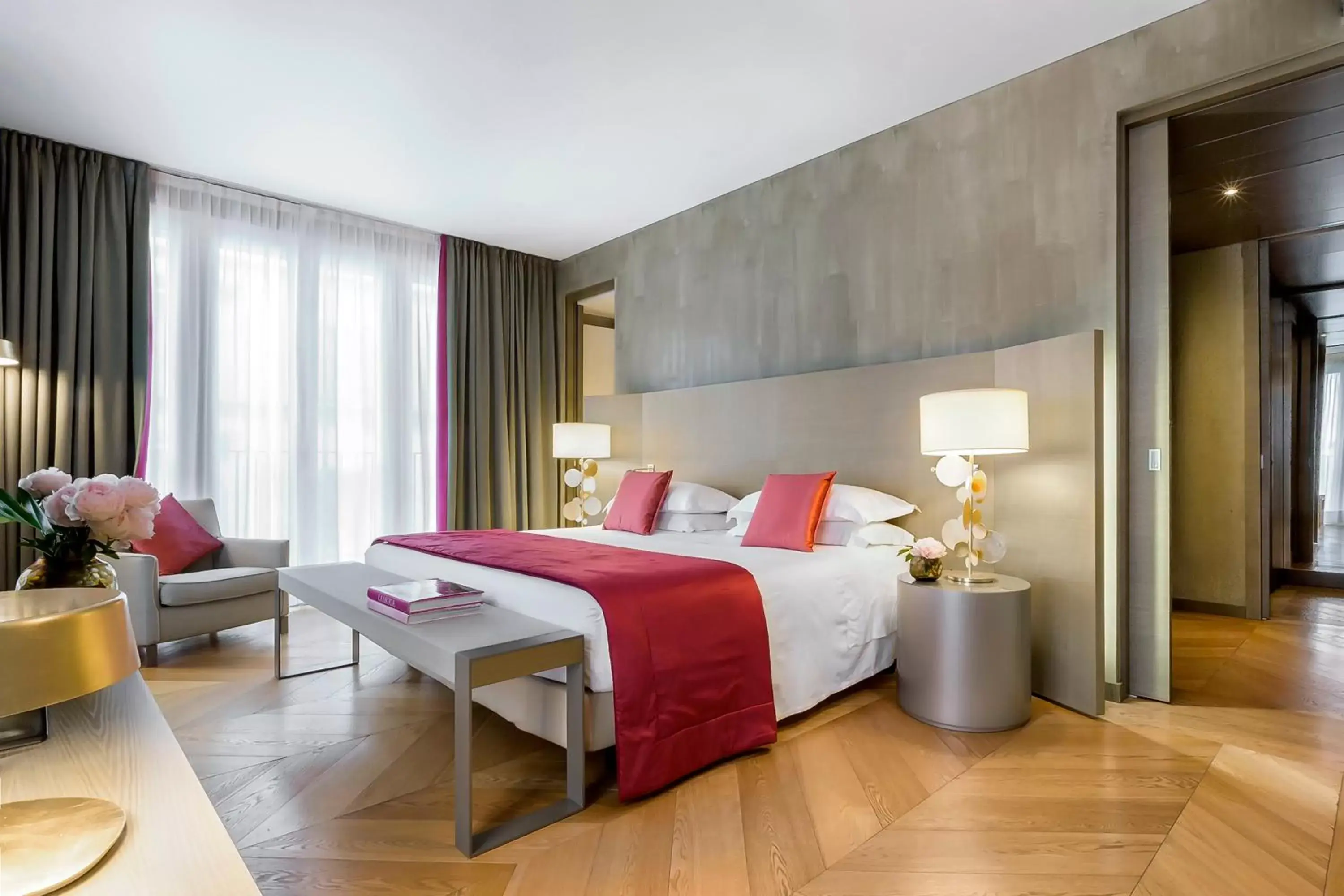 Bedroom, Bed in Rosa Grand Milano - Starhotels Collezione