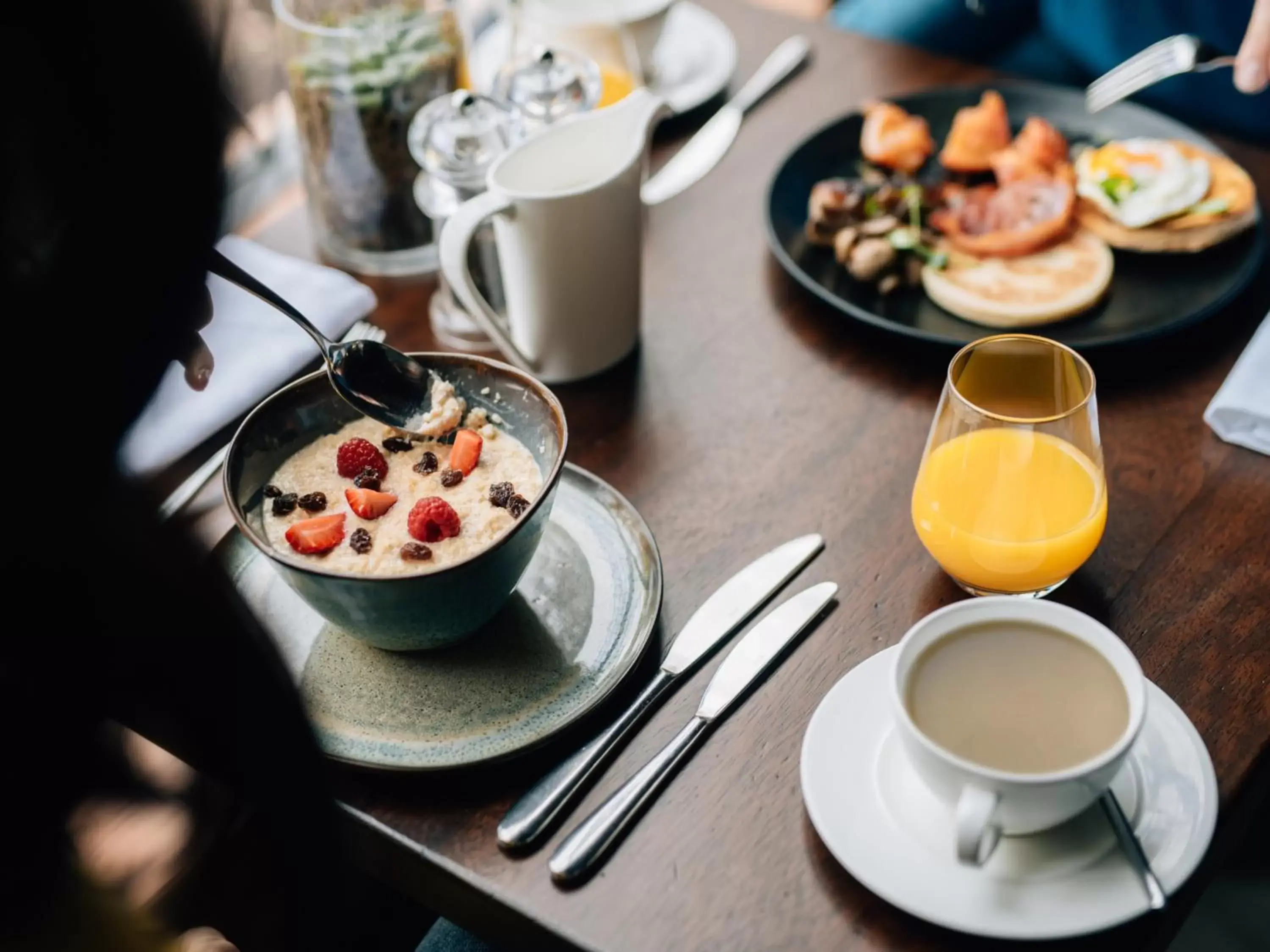 Breakfast in Clandeboye Lodge Hotel