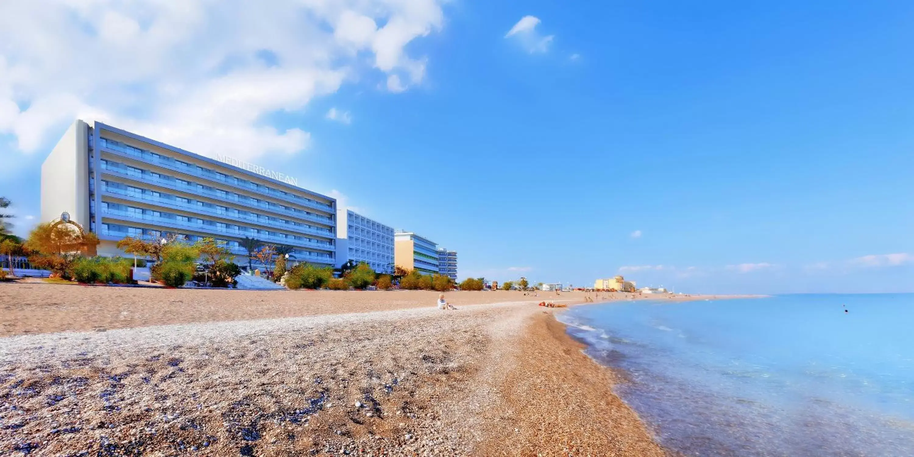 Landmark view, Beach in Mediterranean Hotel