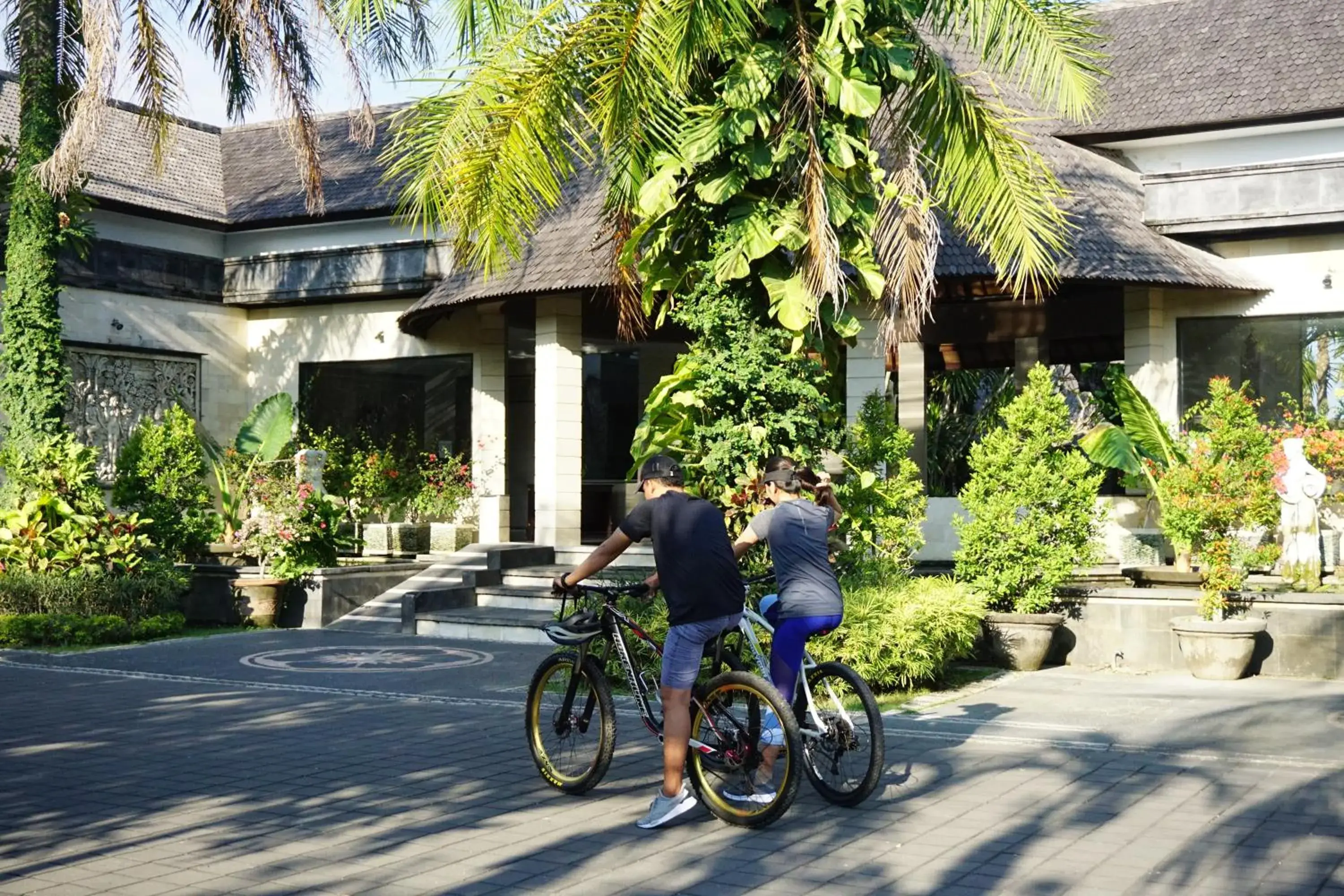 People in The Bidadari Villas and Spa