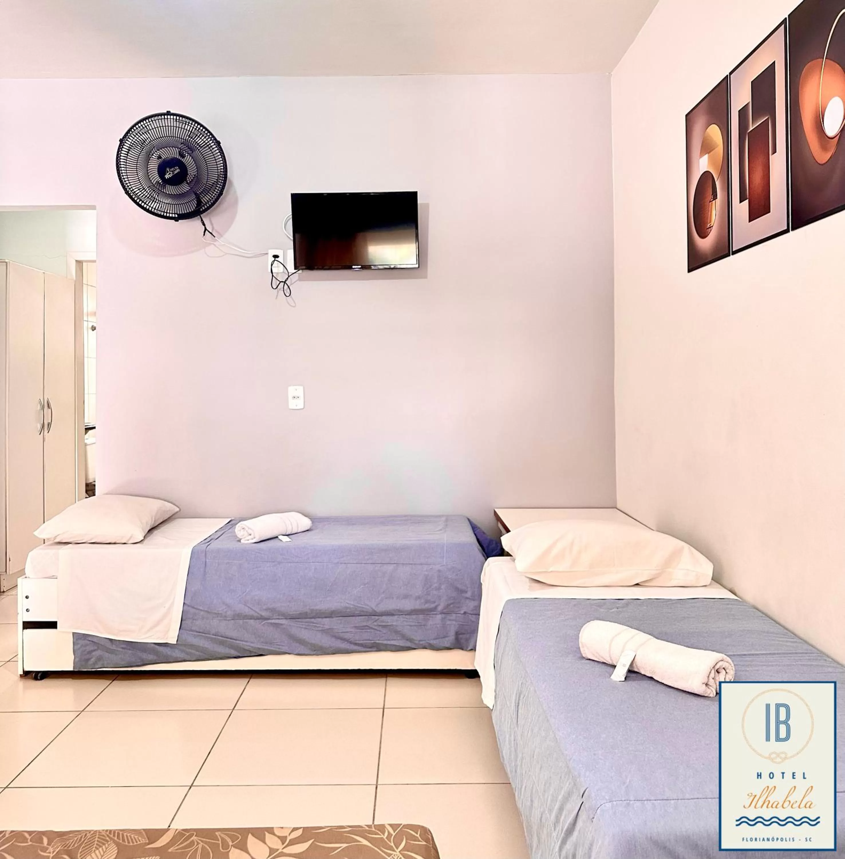 Bed in Hotel Residencial Ilhabela