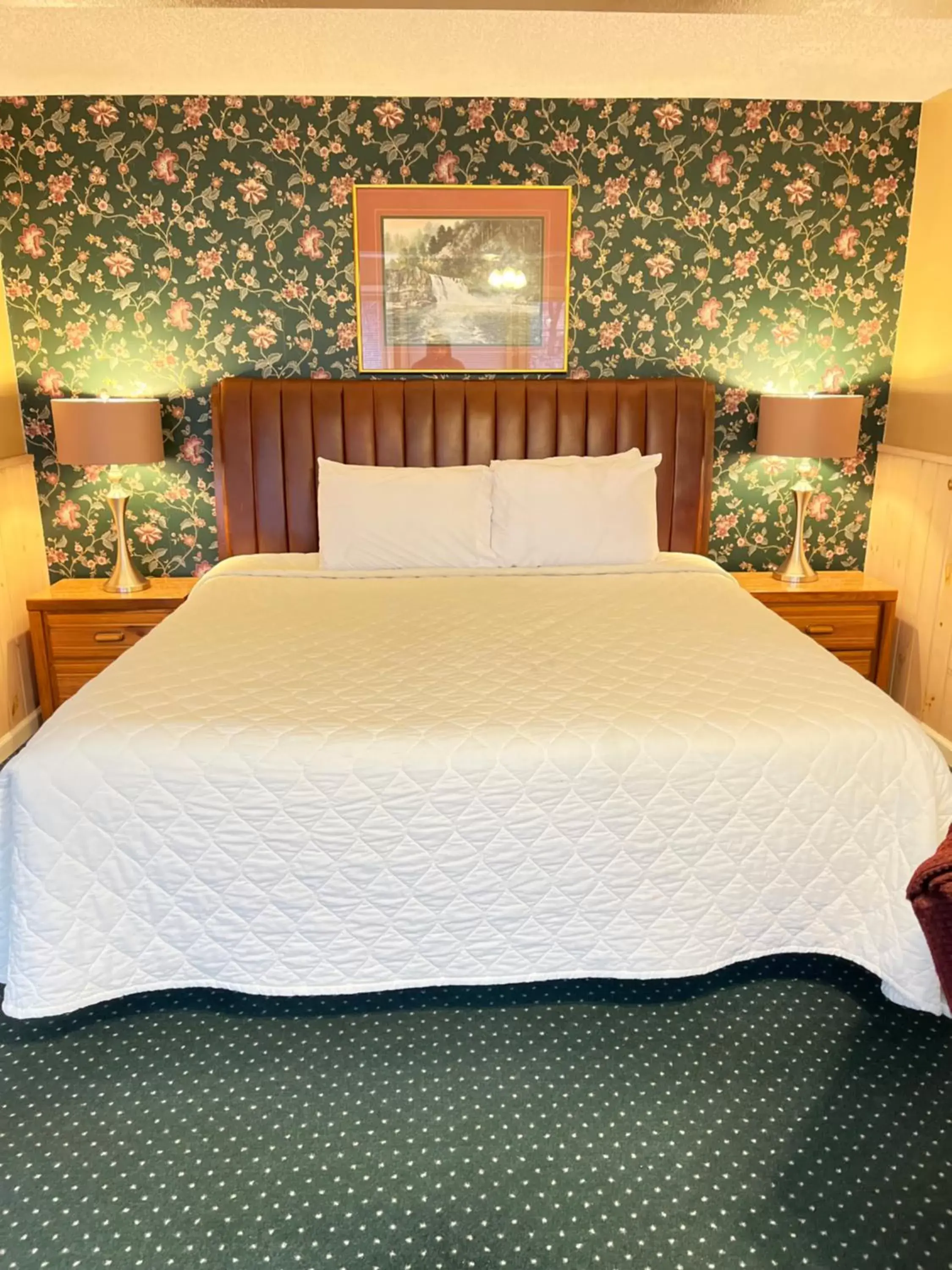 Bed in Carr's Northside Hotel and Cottages