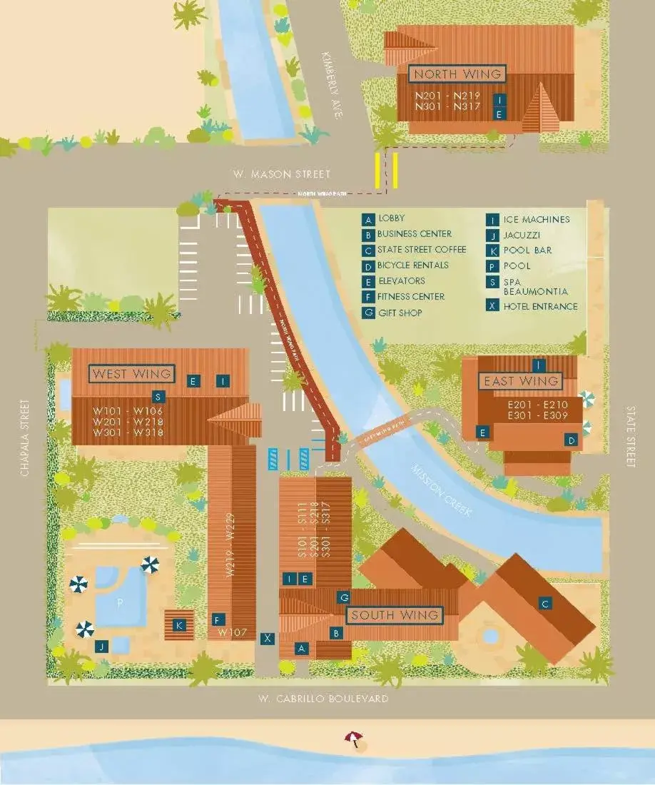 Off site, Floor Plan in Harbor View Inn