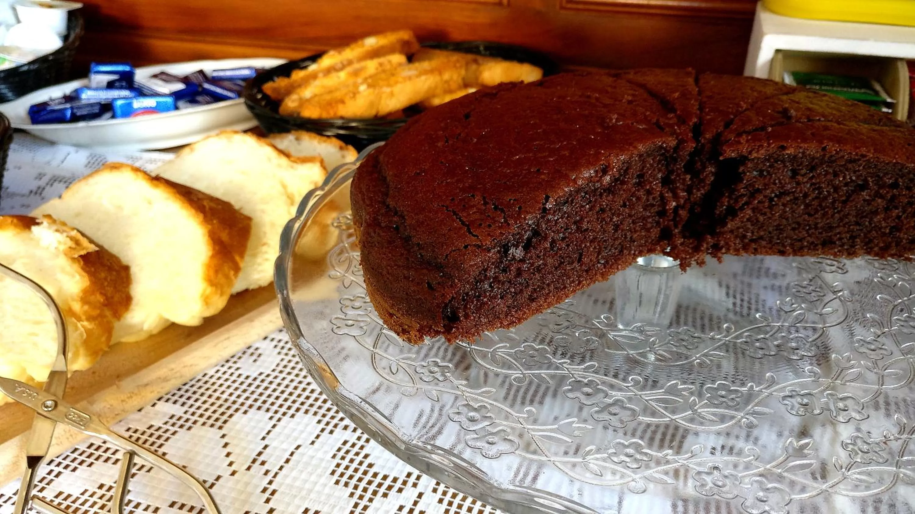Continental breakfast in La Chicca B&B Siena