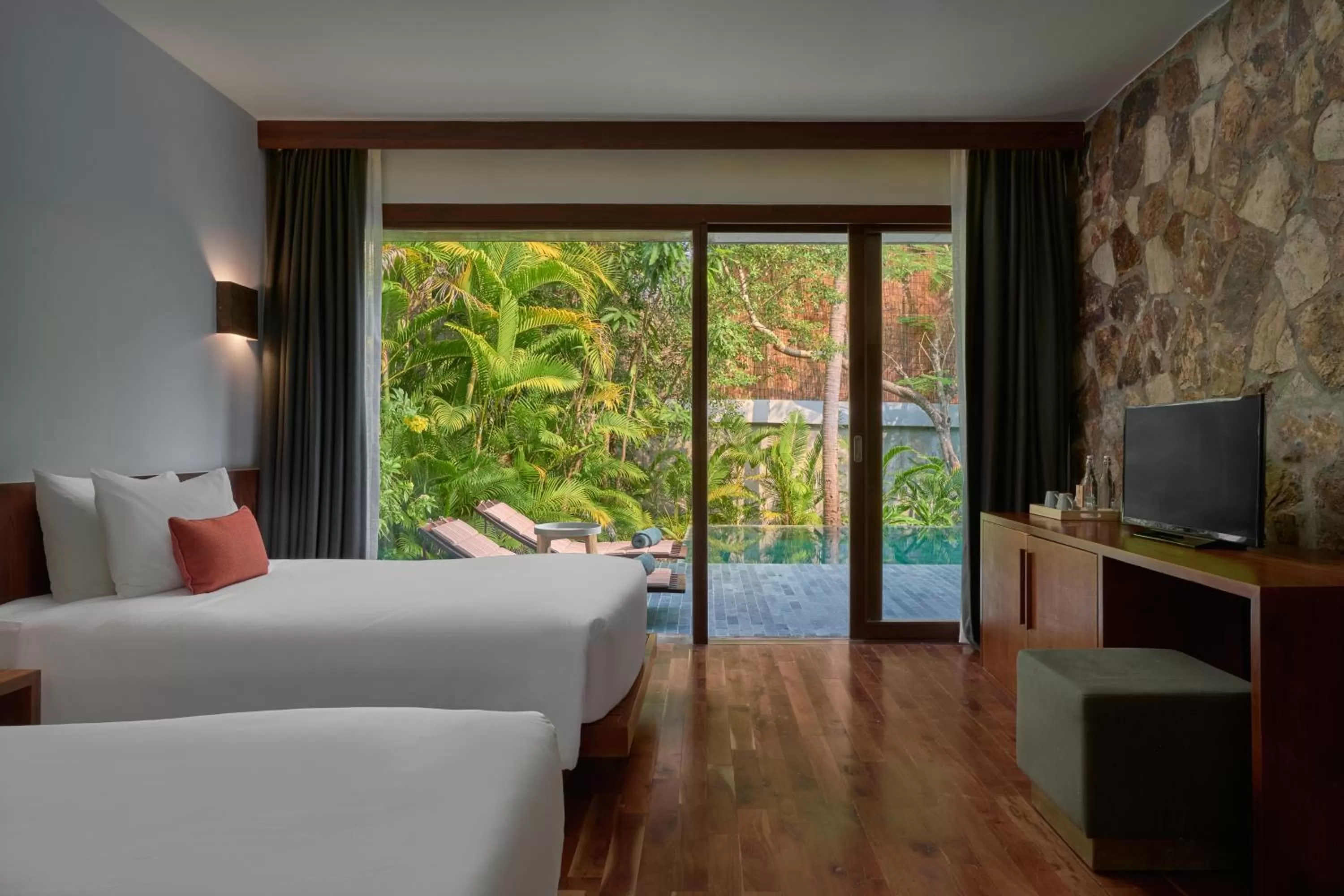 Bed in Templation Hotel