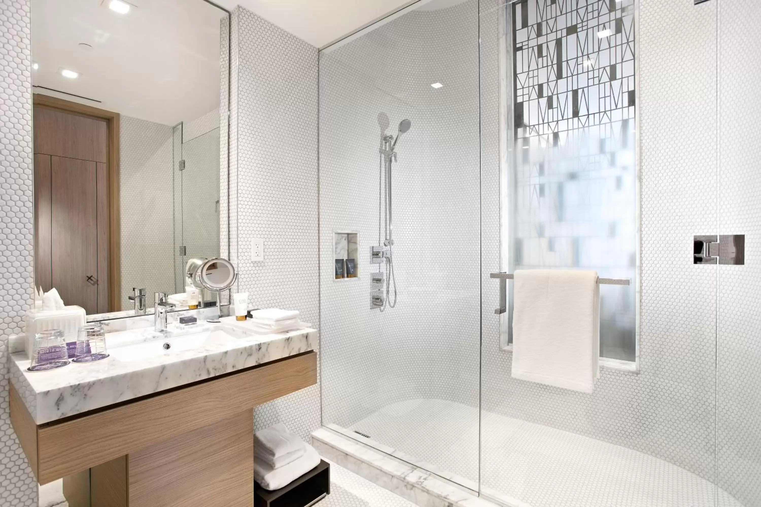 Shower, Bathroom in SLS LUX Brickell