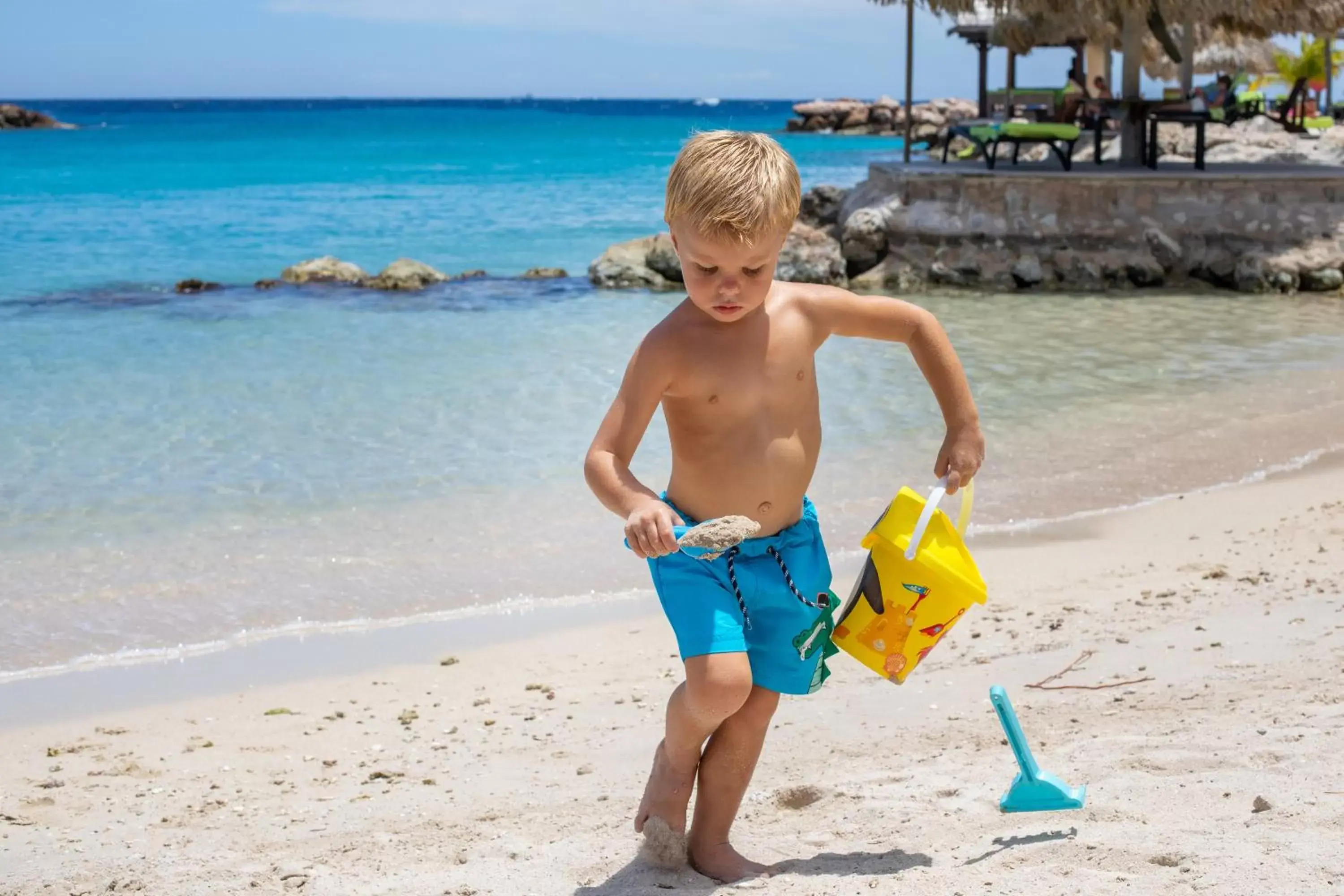 Beach, Children in LionsDive Beach Resort