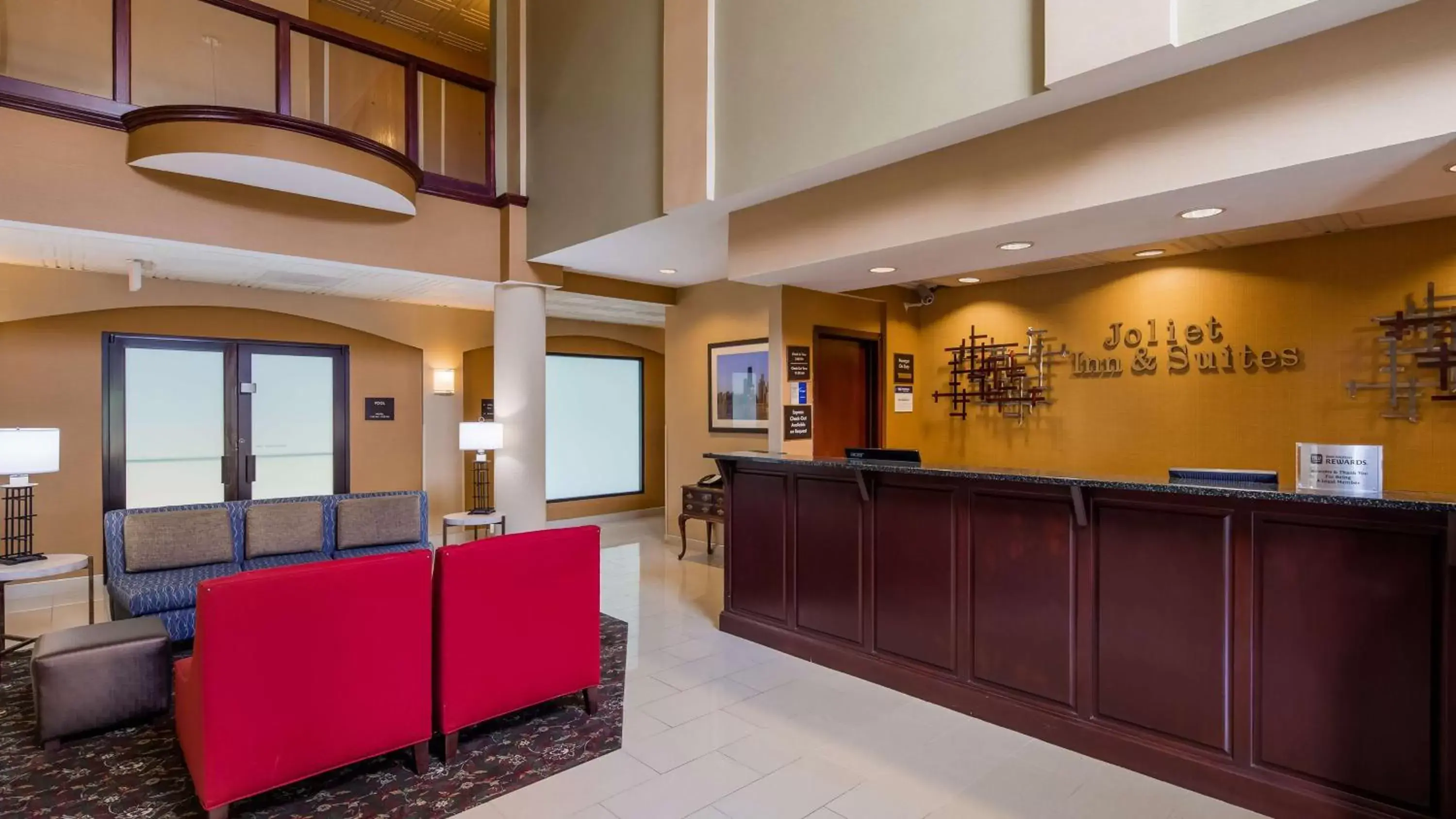 Lobby or reception, Lobby/Reception in Best Western Joliet Inn & Suites