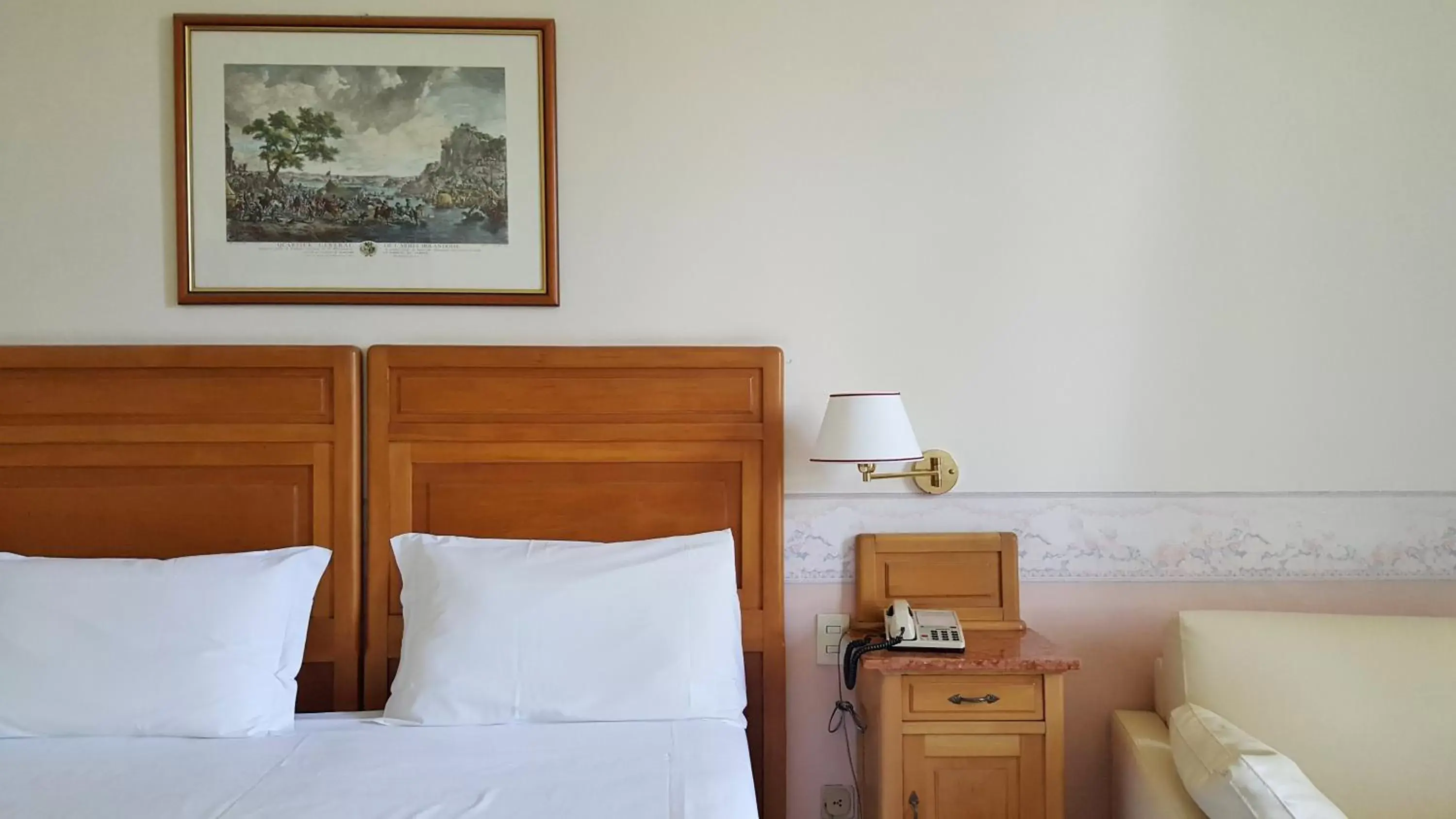 Bed in Hotel Roma e Rocca Cavour