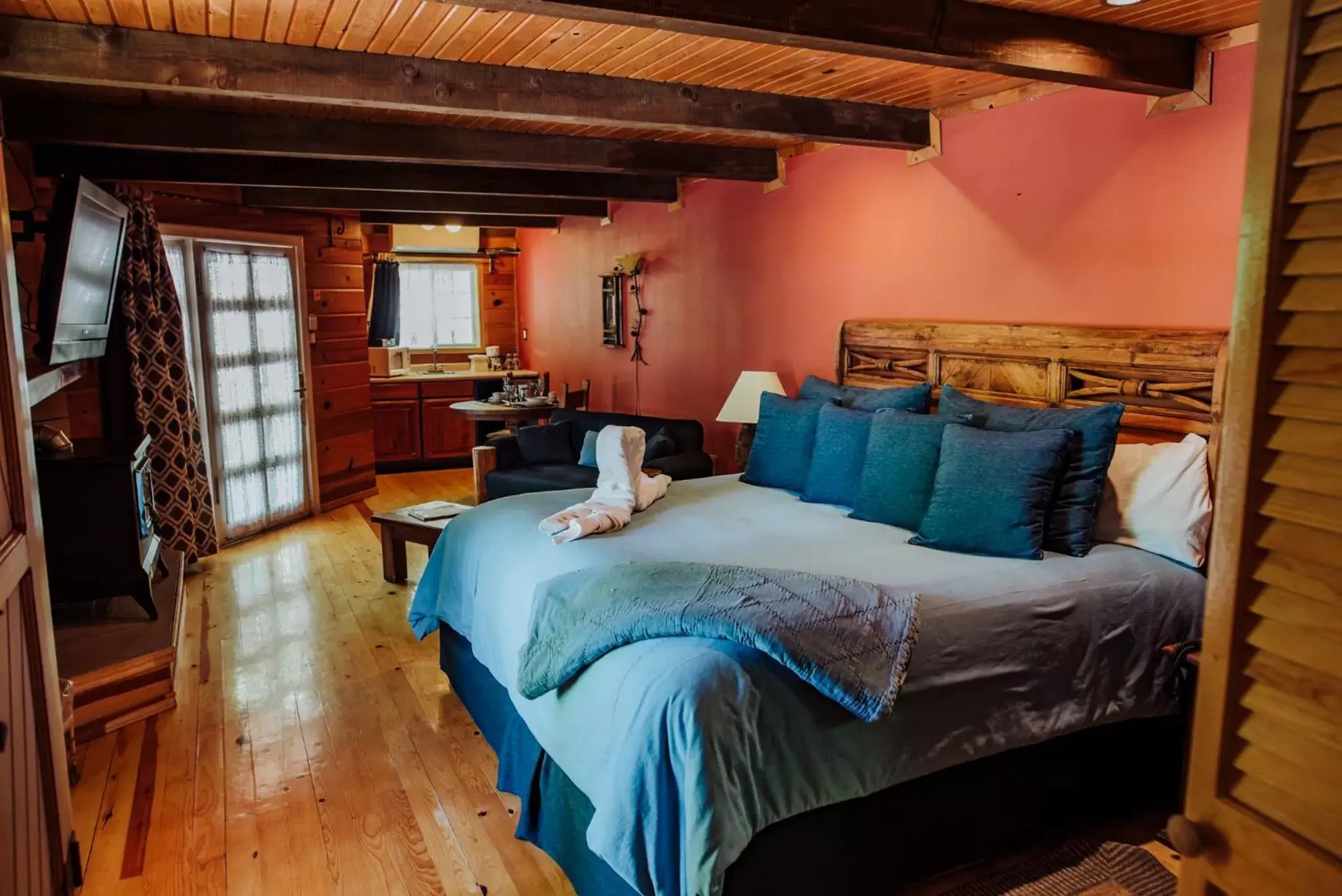 Bed in The Lodge At Creel Eco - Hotel & Spa Bed in The Lodge At Creel Eco - Hotel & Spa