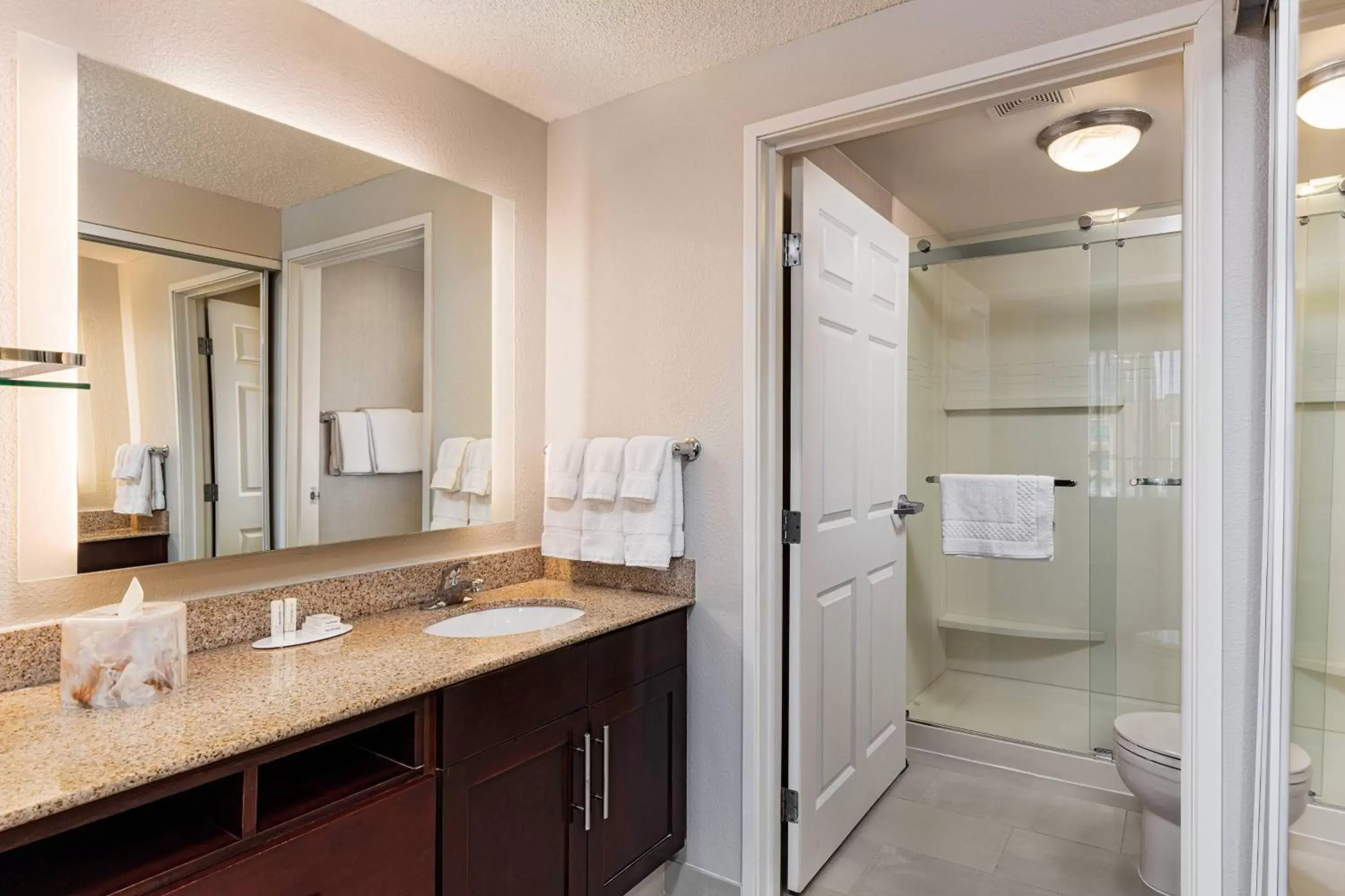 Bathroom in Residence Inn Louisville Downtown