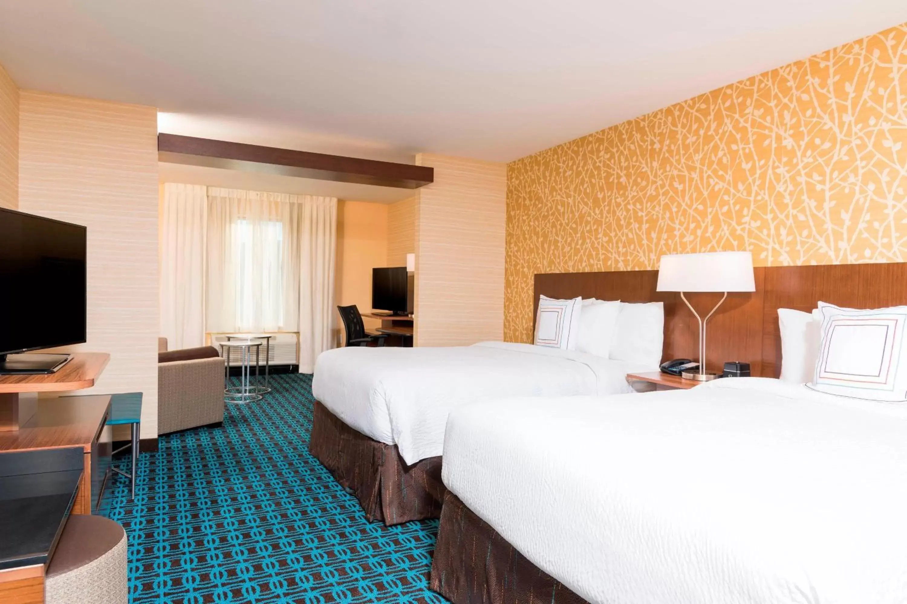 Bedroom, Bed in Fairfield Inn & Suites by Marriott Indianapolis Fishers